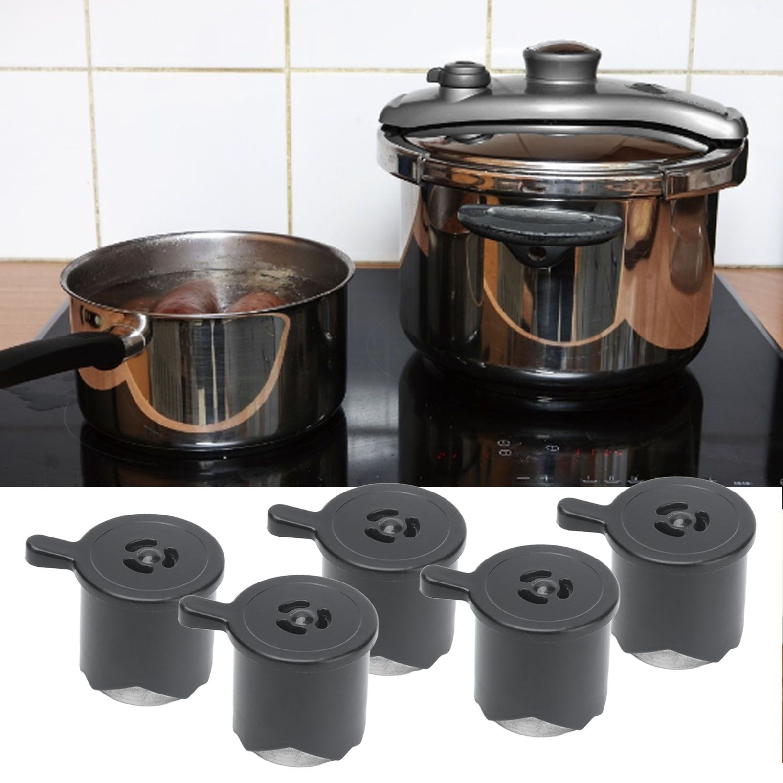 5PCS Steam Release Handle Lightweight Portable Wearable Durable ABS Pressure view 11