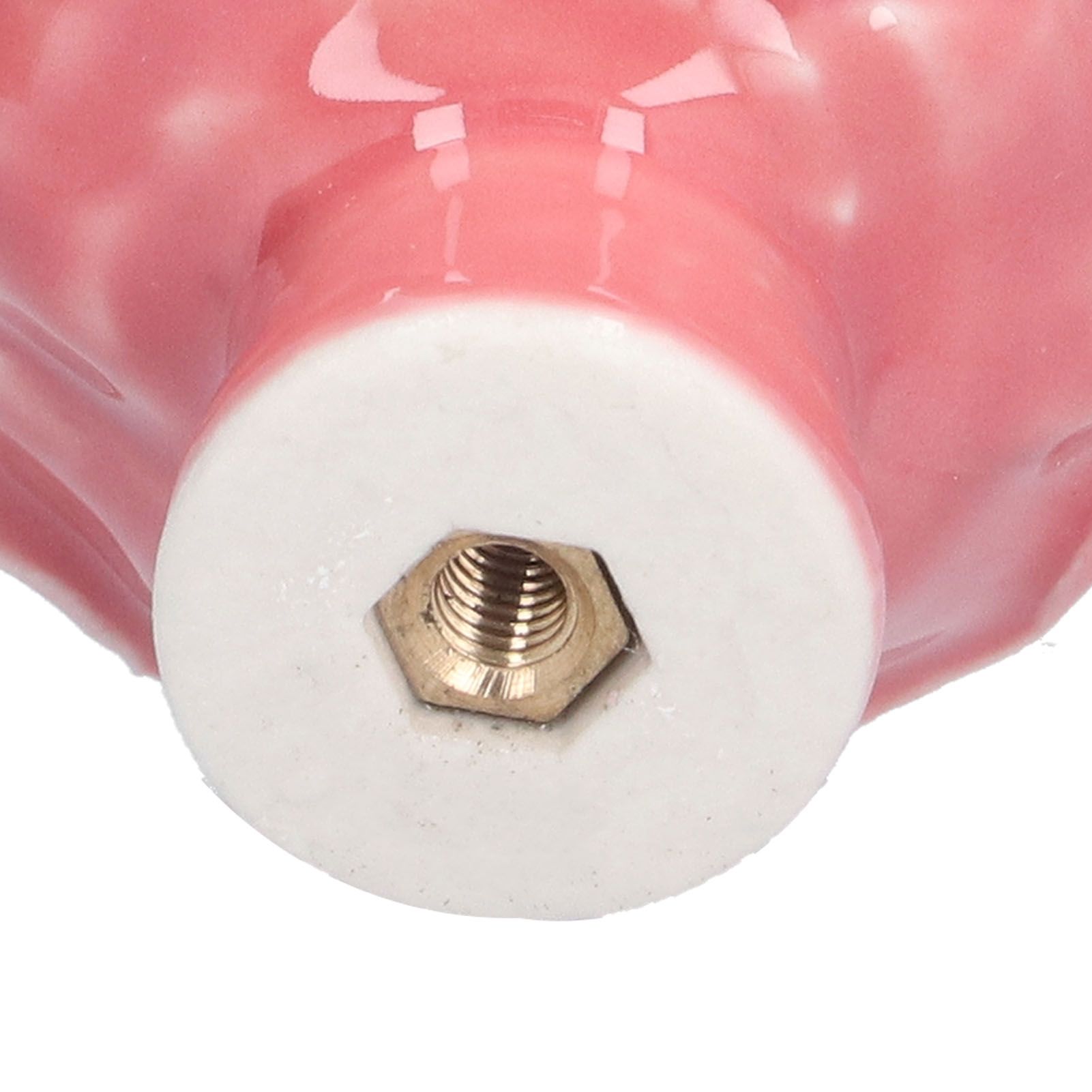 4 Set Rose Shaped Handle Modern Ceramic Cabinet Knob for Home Living Room view 13