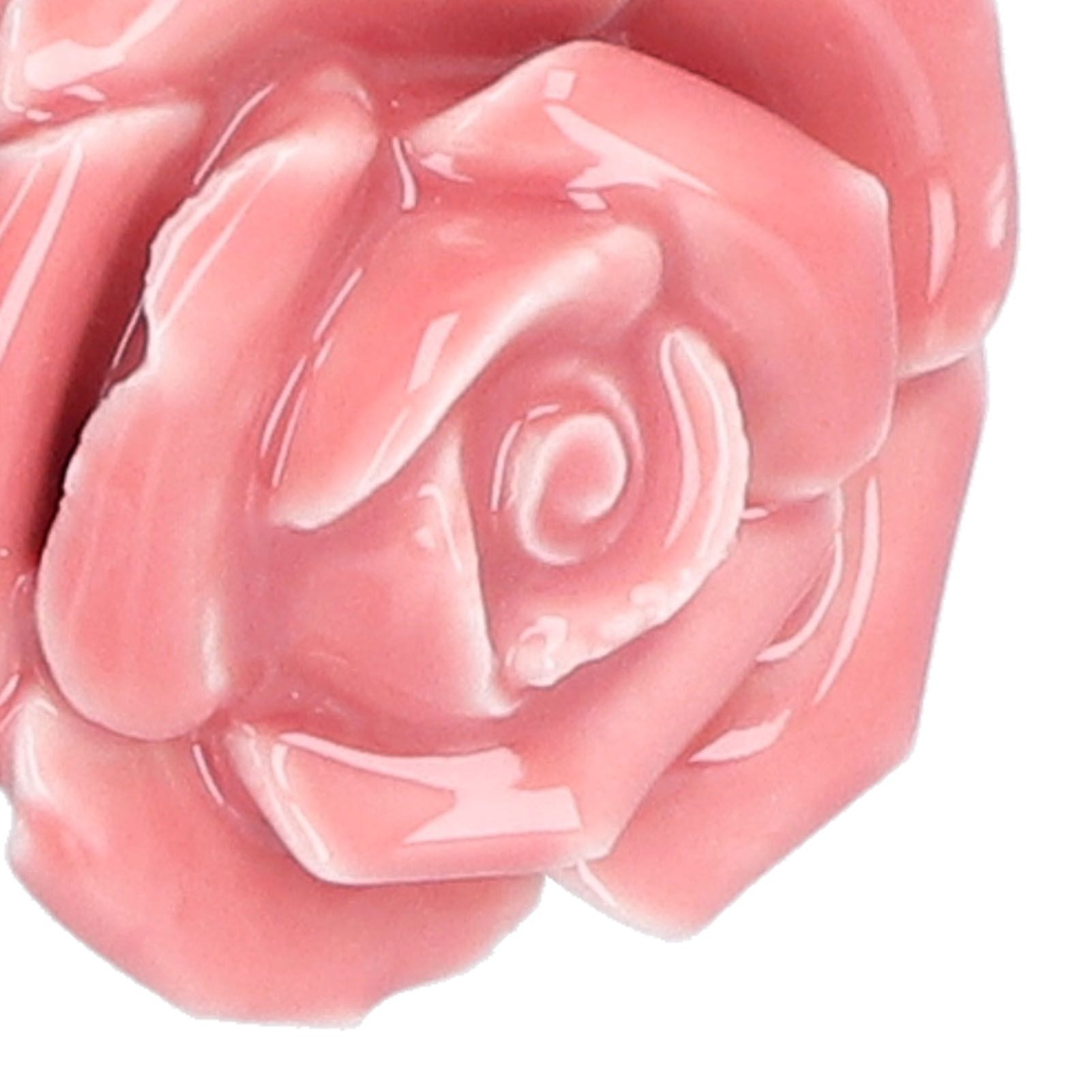 4 Set Rose Shaped Handle Modern Ceramic Cabinet Knob for Home Living Room view 14