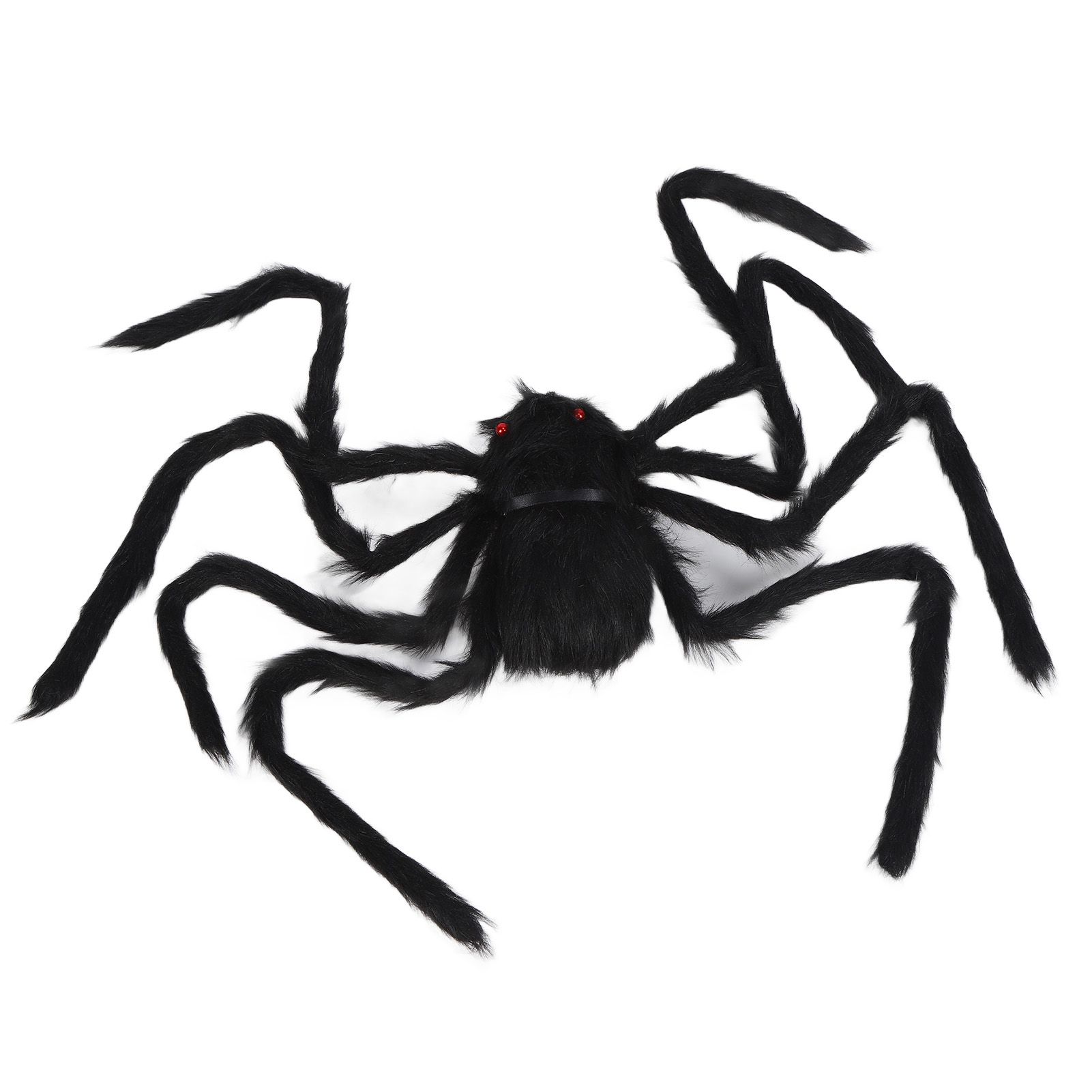 Spiders Halloween Decor Terrible Reusable Black Giant Spider Halloween view 9
