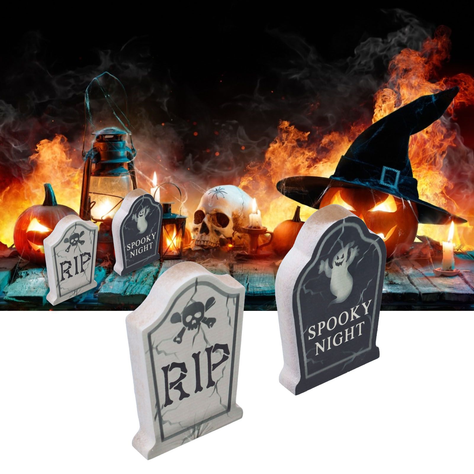 Halloween Tombstone Halloween Tombstone Yard Decoration for Halloween Party view 12