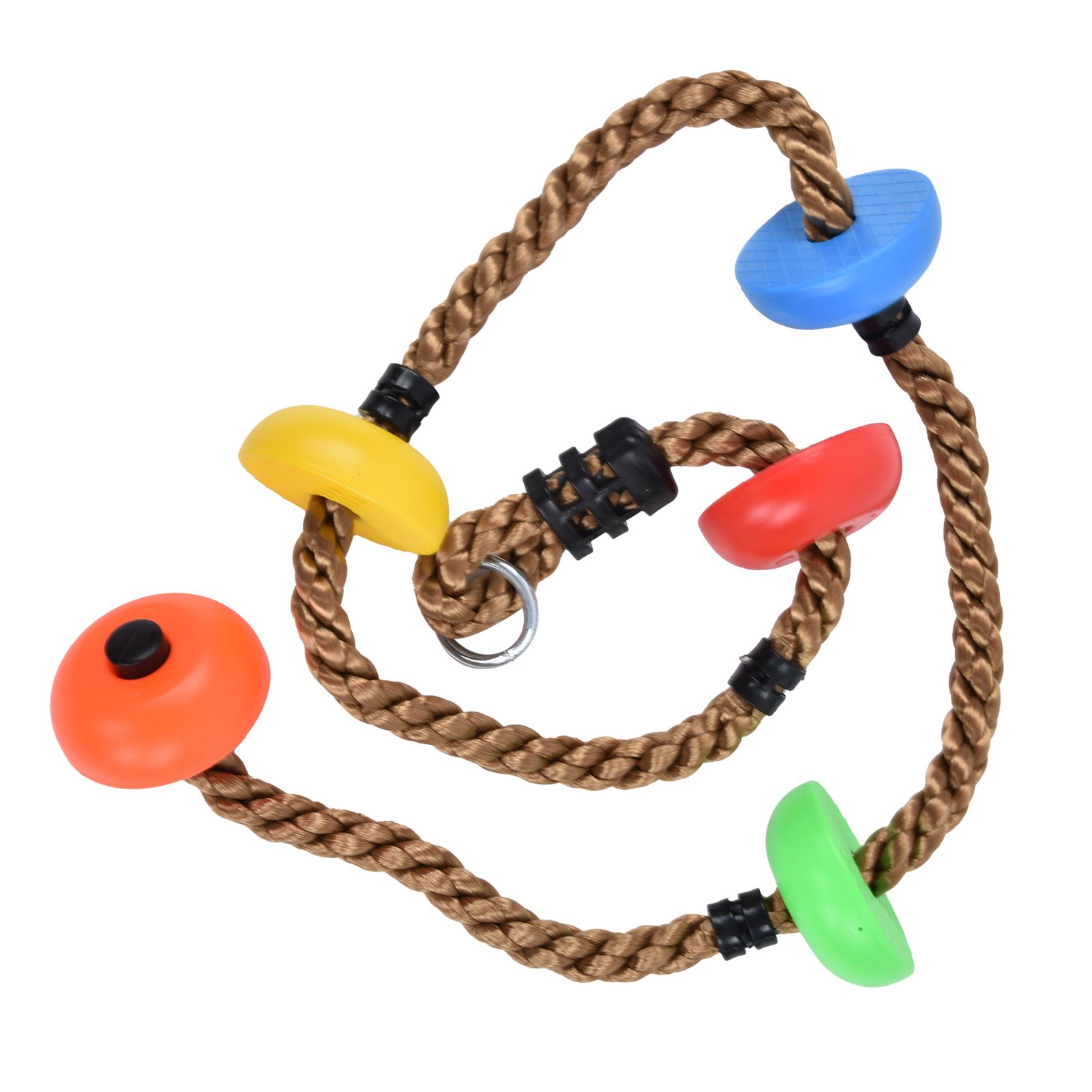 194cm Disc Swing Rope Plastic Multicolor Platforms for Children Balconies view 2