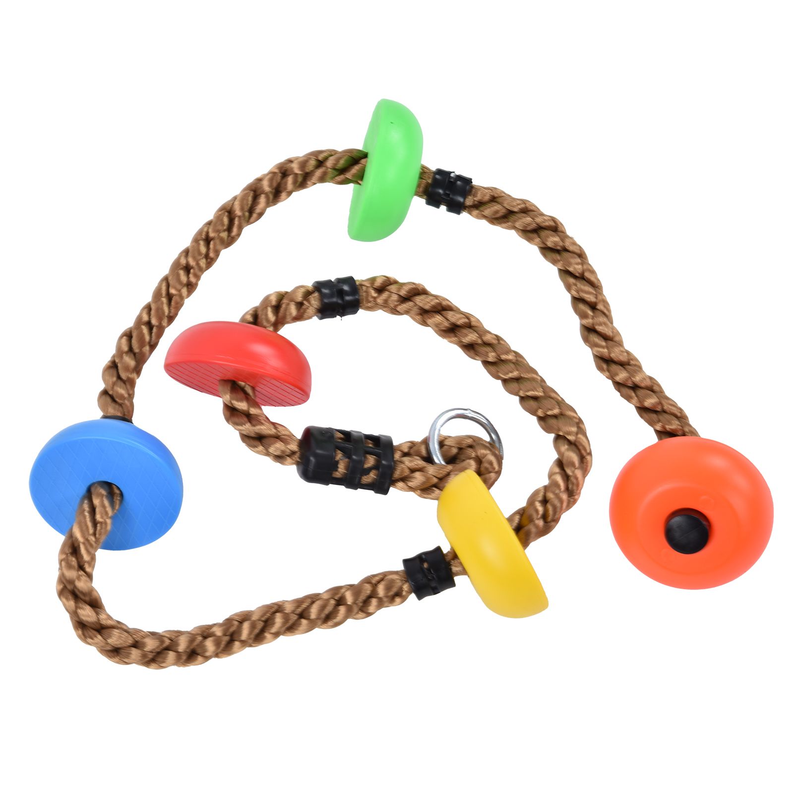 194cm Disc Swing Rope Plastic Multicolor Platforms for Children Balconies view 5