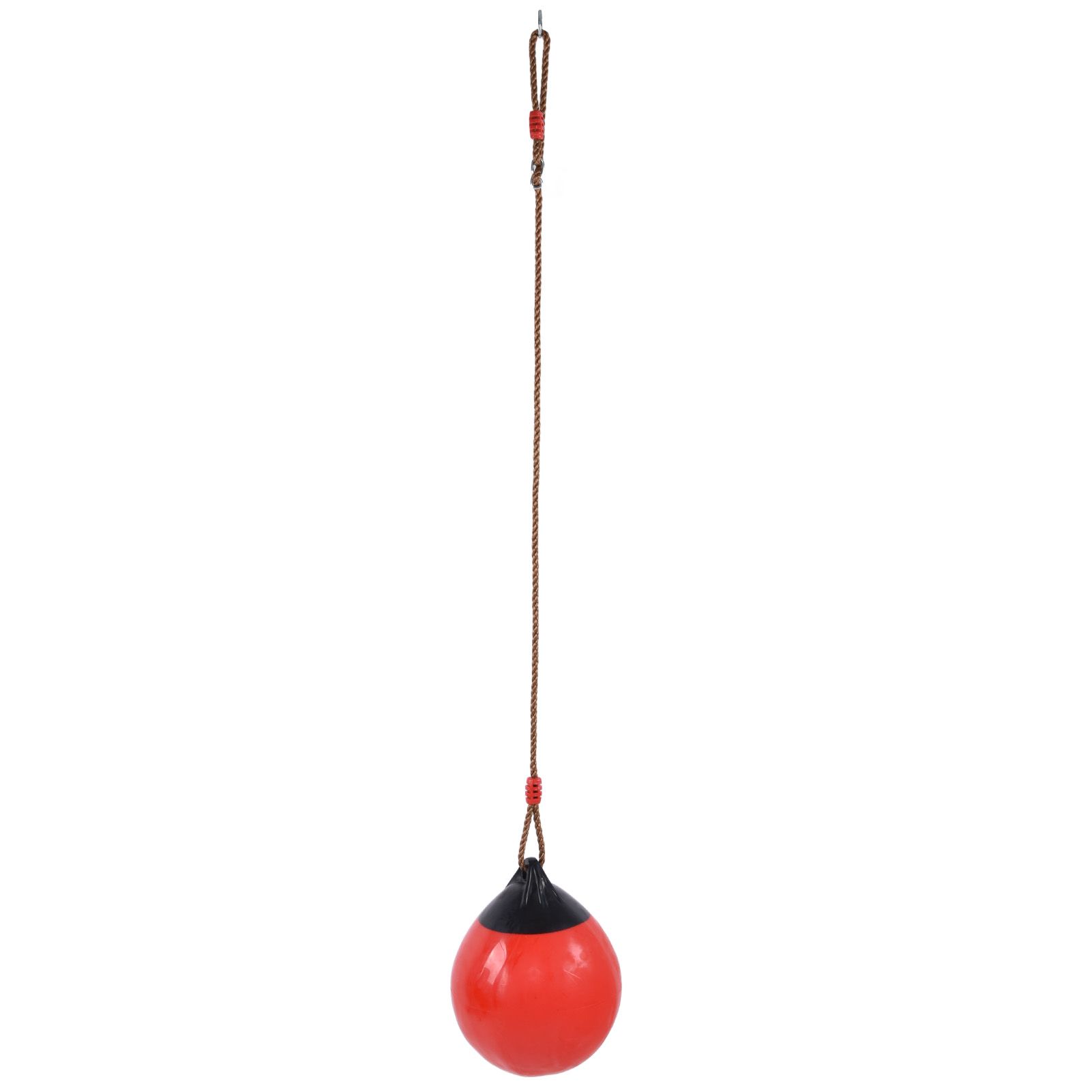 Inflatable Ball Swing Seat 29cm/11.4in Red Small with Hanging Rope Chain for view 4
