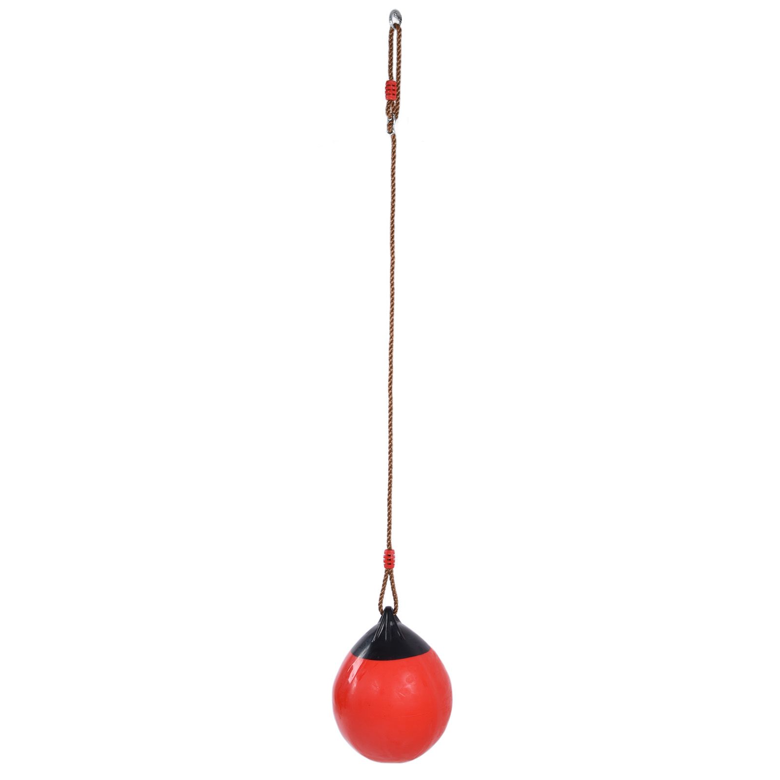 Inflatable Ball Swing Seat 29cm/11.4in Red Small with Hanging Rope Chain for view 6
