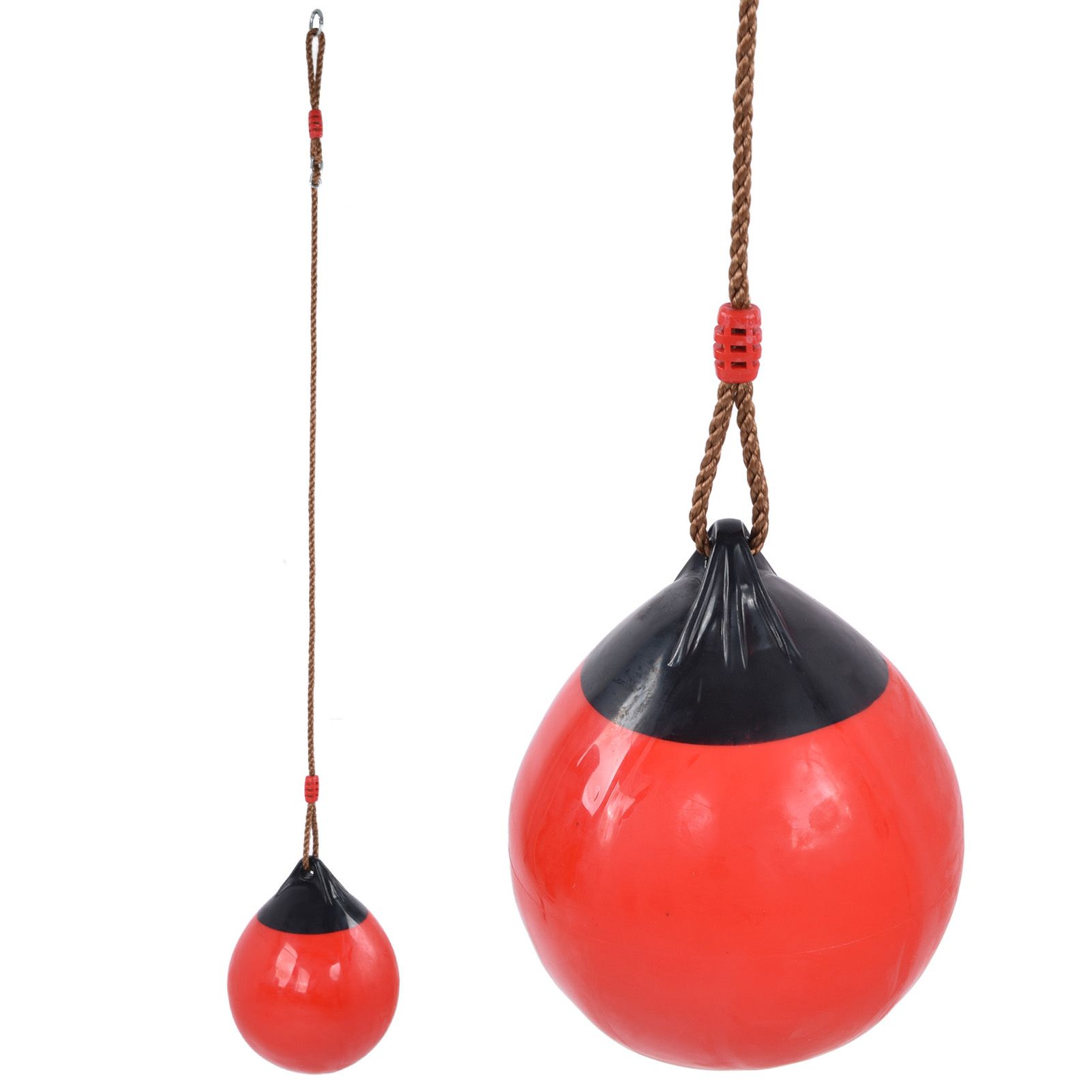 Inflatable Ball Swing Seat 29cm/11.4in Red Small with Hanging Rope Chain for view 9