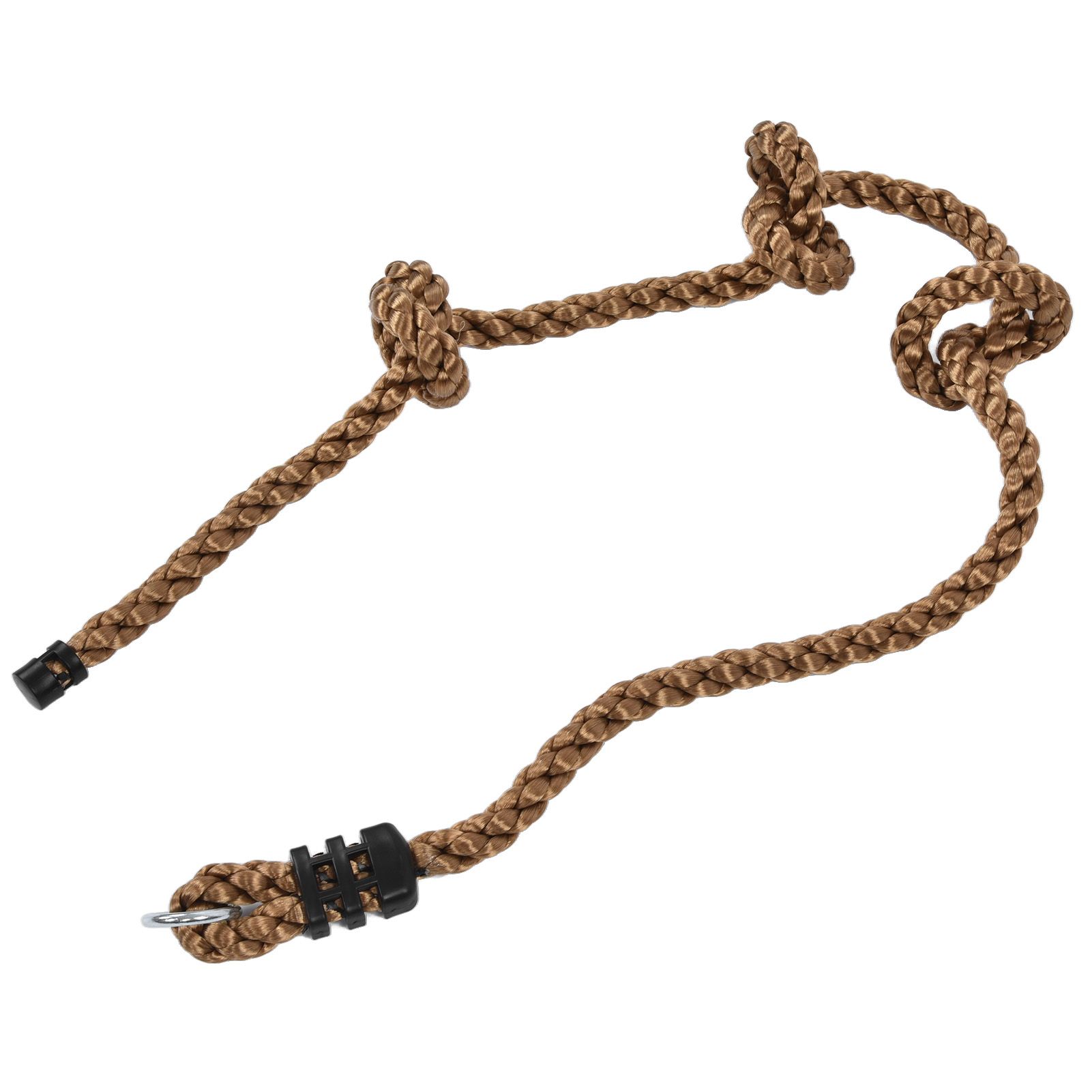 Kids Climbing Rope High Toughness 3 Knots Safe Hanging Tree Swing Rope for view 2