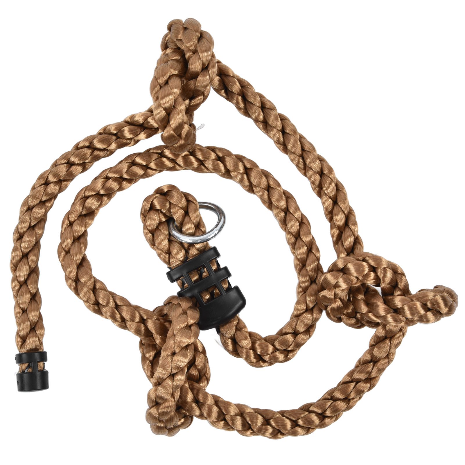 Kids Climbing Rope High Toughness 3 Knots Safe Hanging Tree Swing Rope for view 5