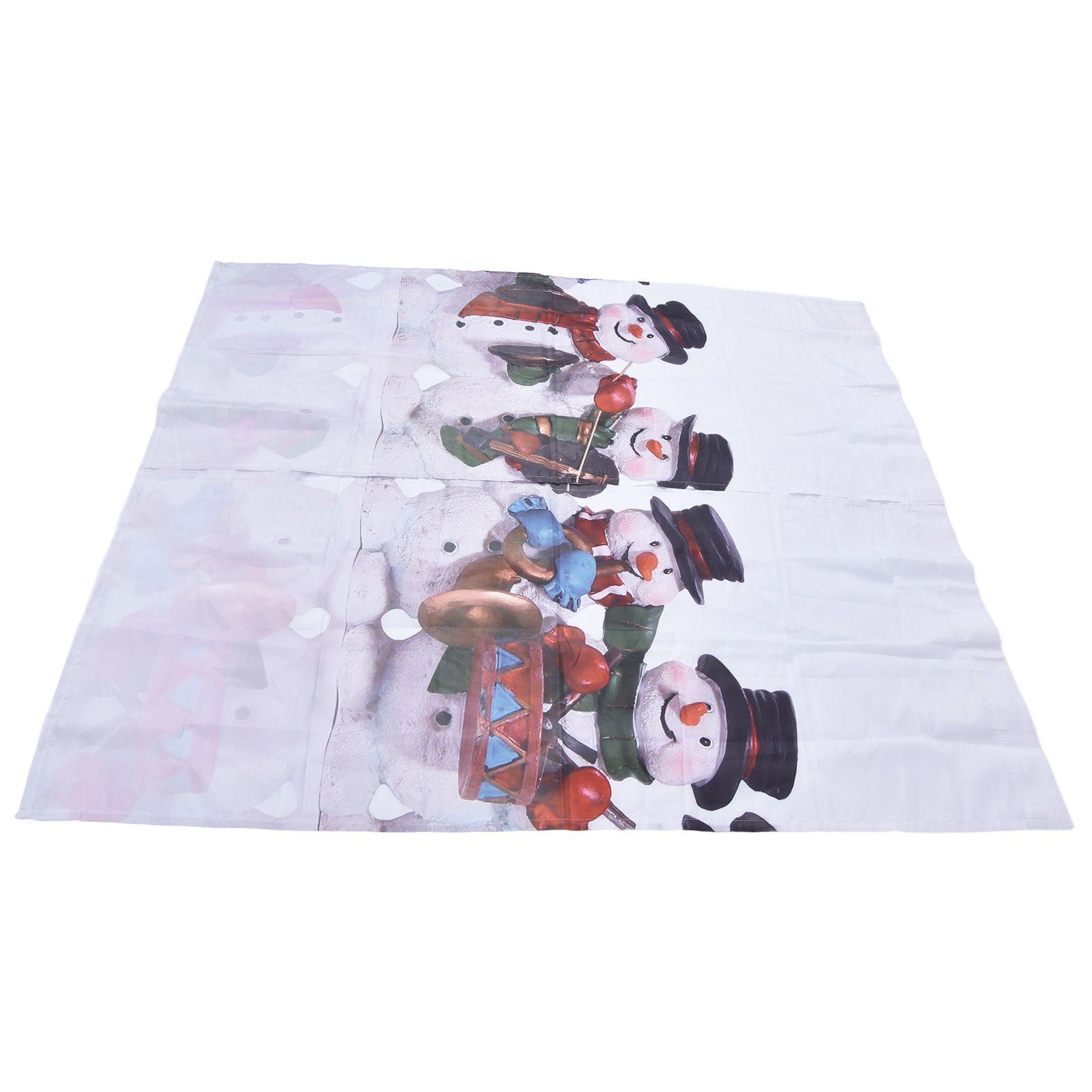 Digital Printing Blackout Curtain Snowman Pattern Blind Shade Window Drapes view 2
