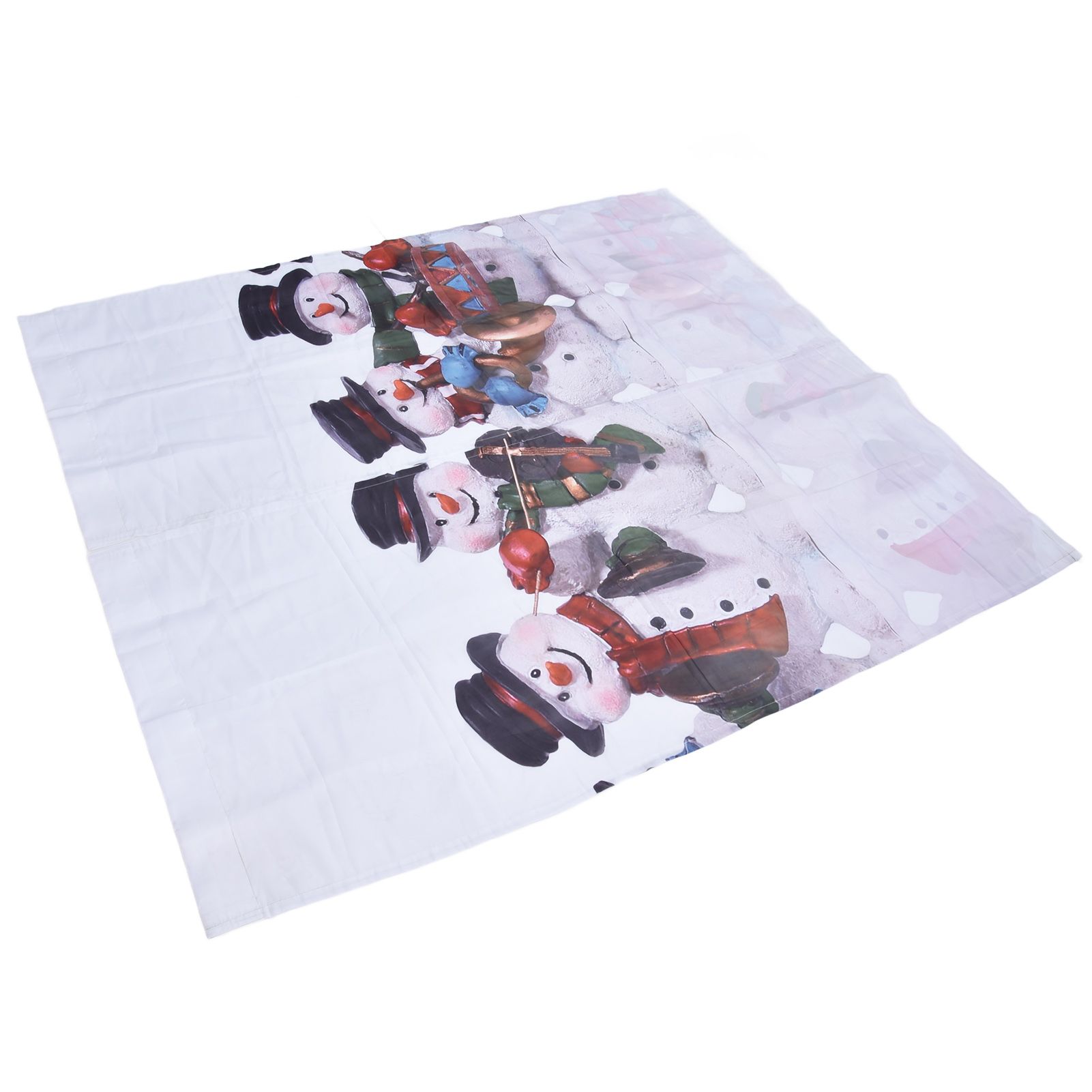 Digital Printing Blackout Curtain Snowman Pattern Blind Shade Window Drapes view 4