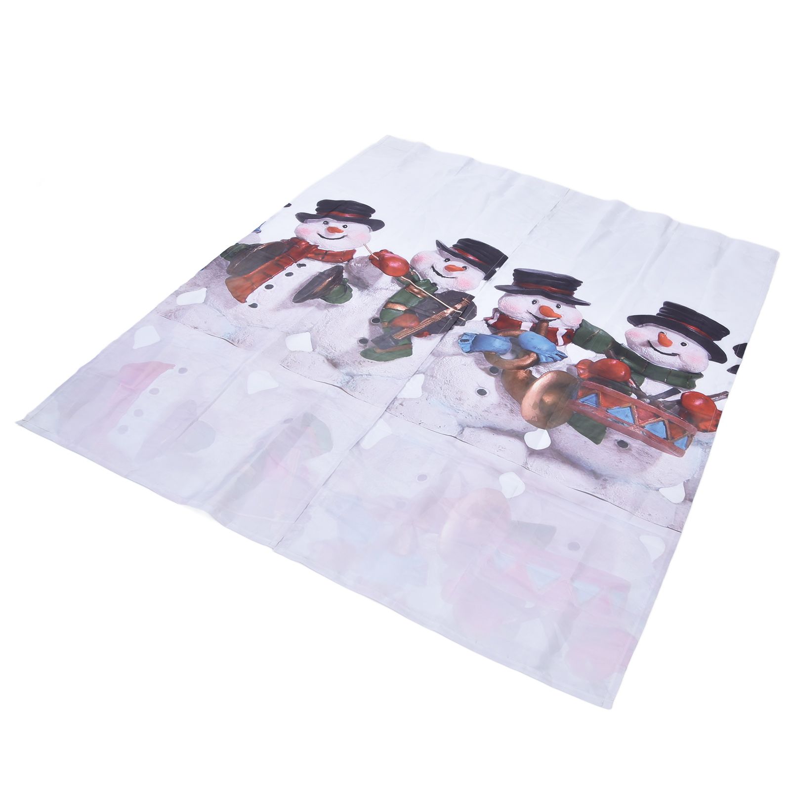 Digital Printing Blackout Curtain Snowman Pattern Blind Shade Window Drapes view 7