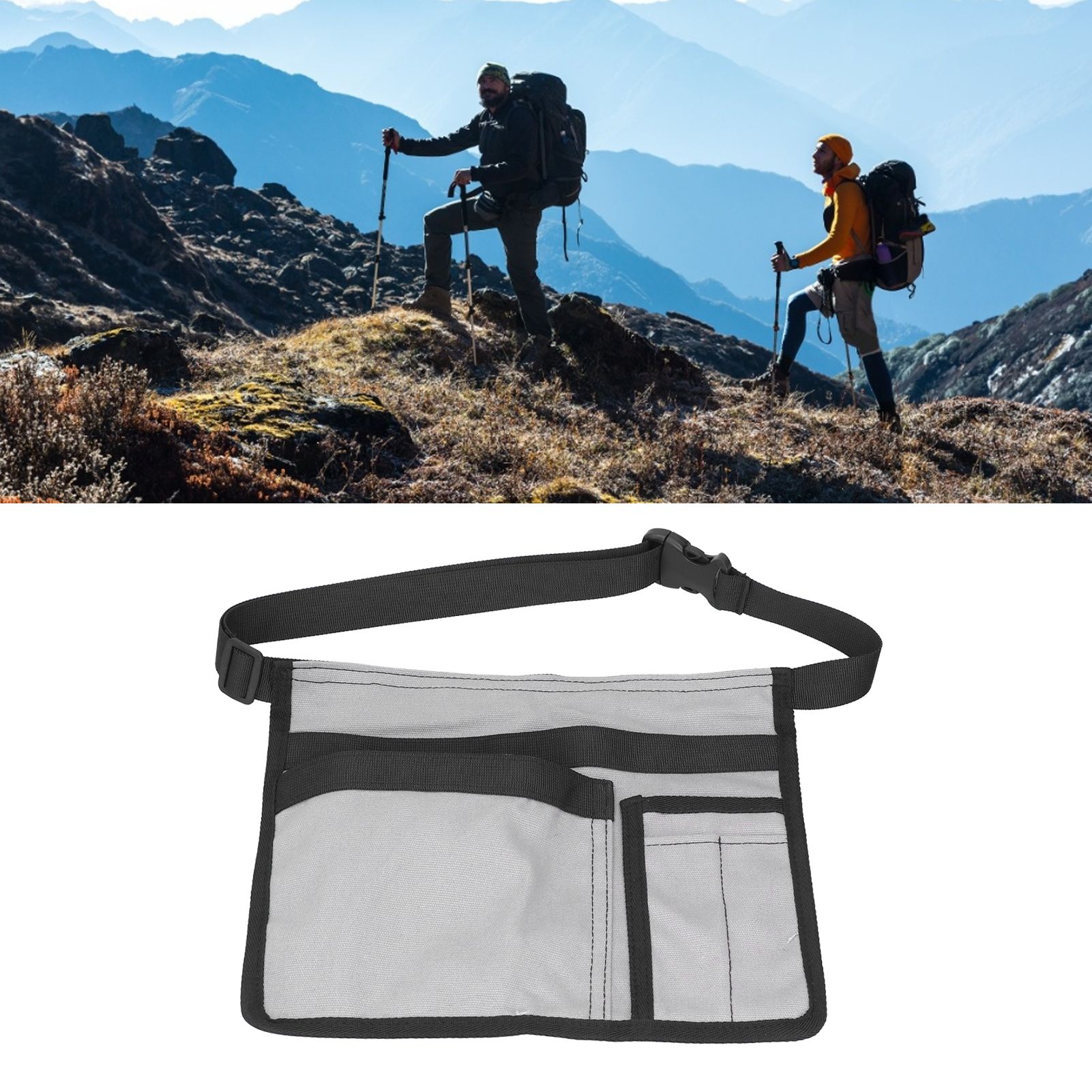 Unilateral Waist Hanging Tool Bag Wear Resistant Oxford Cloth Adjustable Tools view 12