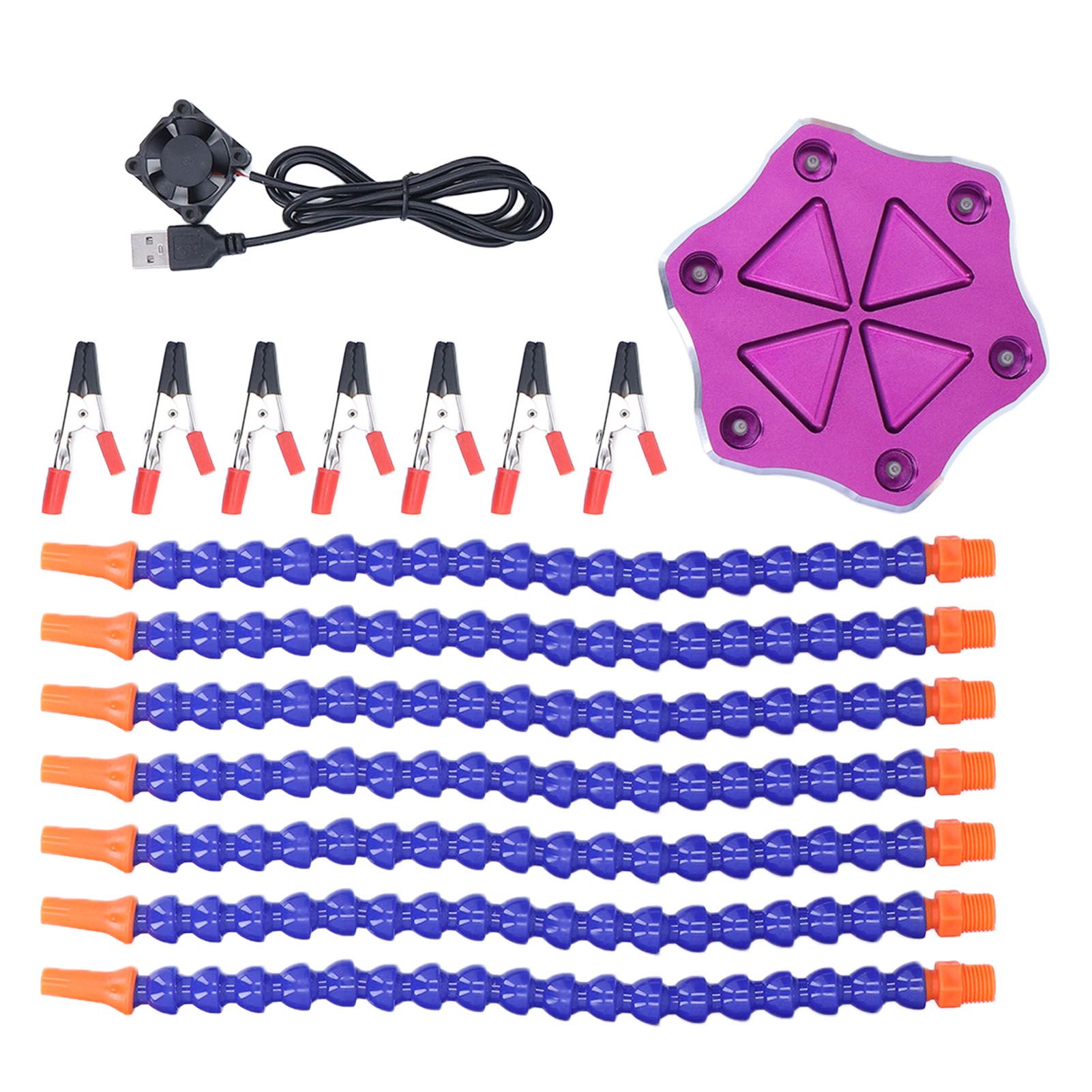 Third Hand Soldering Tool DIY Soldering Station Base Soldering Holder Rack USB view 9