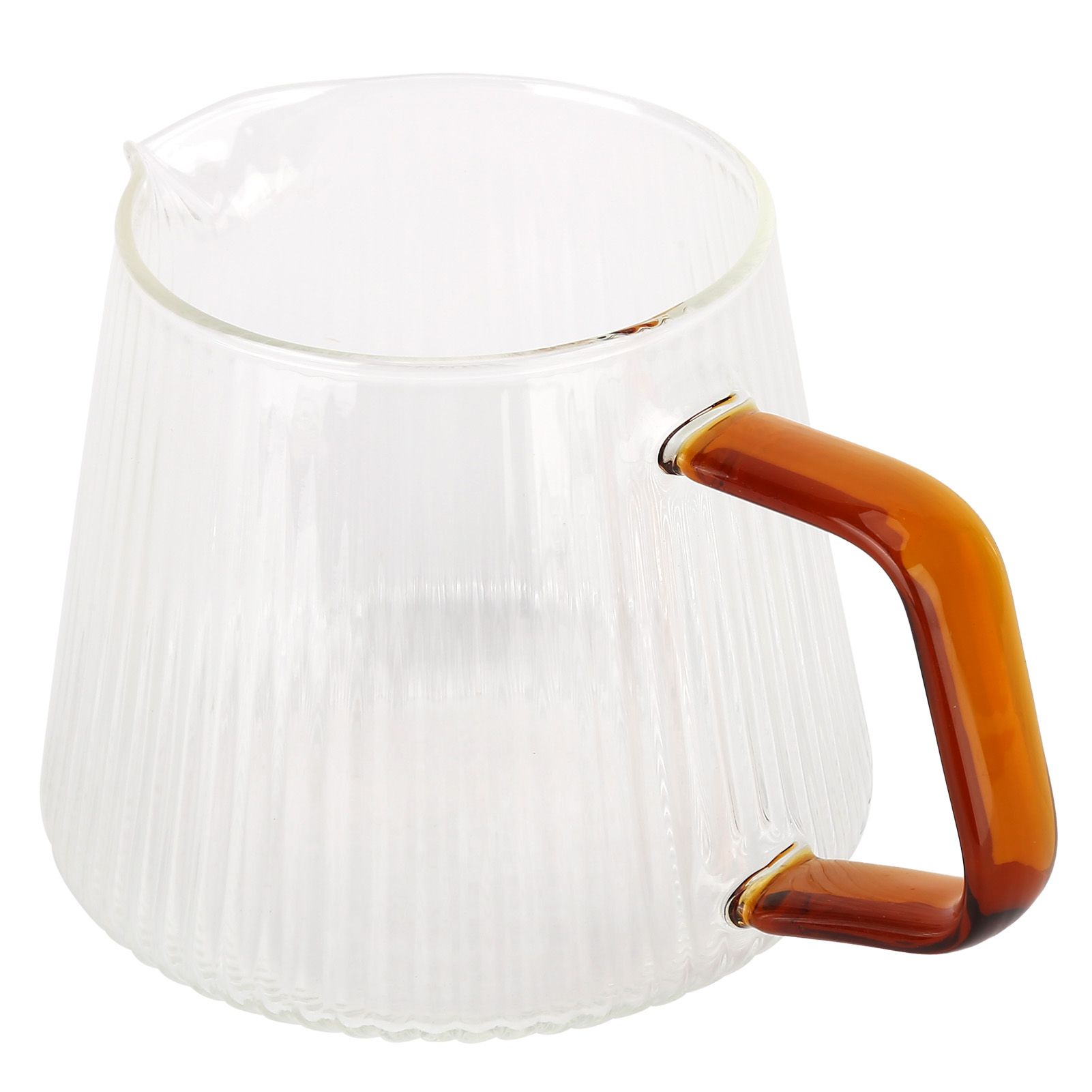 Coffee Cup High Borosilicate Transparent Thickened Tea Cup with Handle for view 2