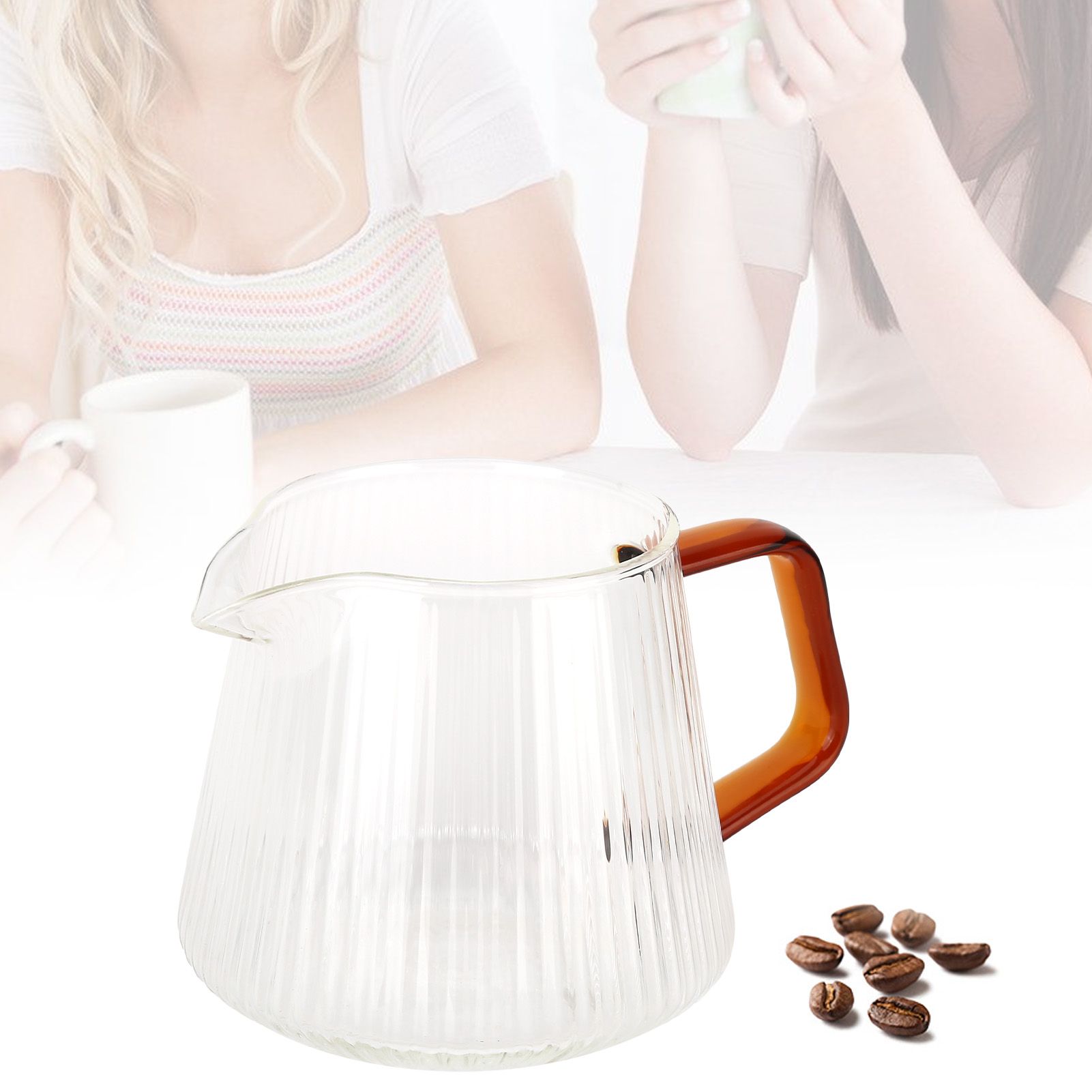 Coffee Cup High Borosilicate Transparent Thickened Tea Cup with Handle for view 11