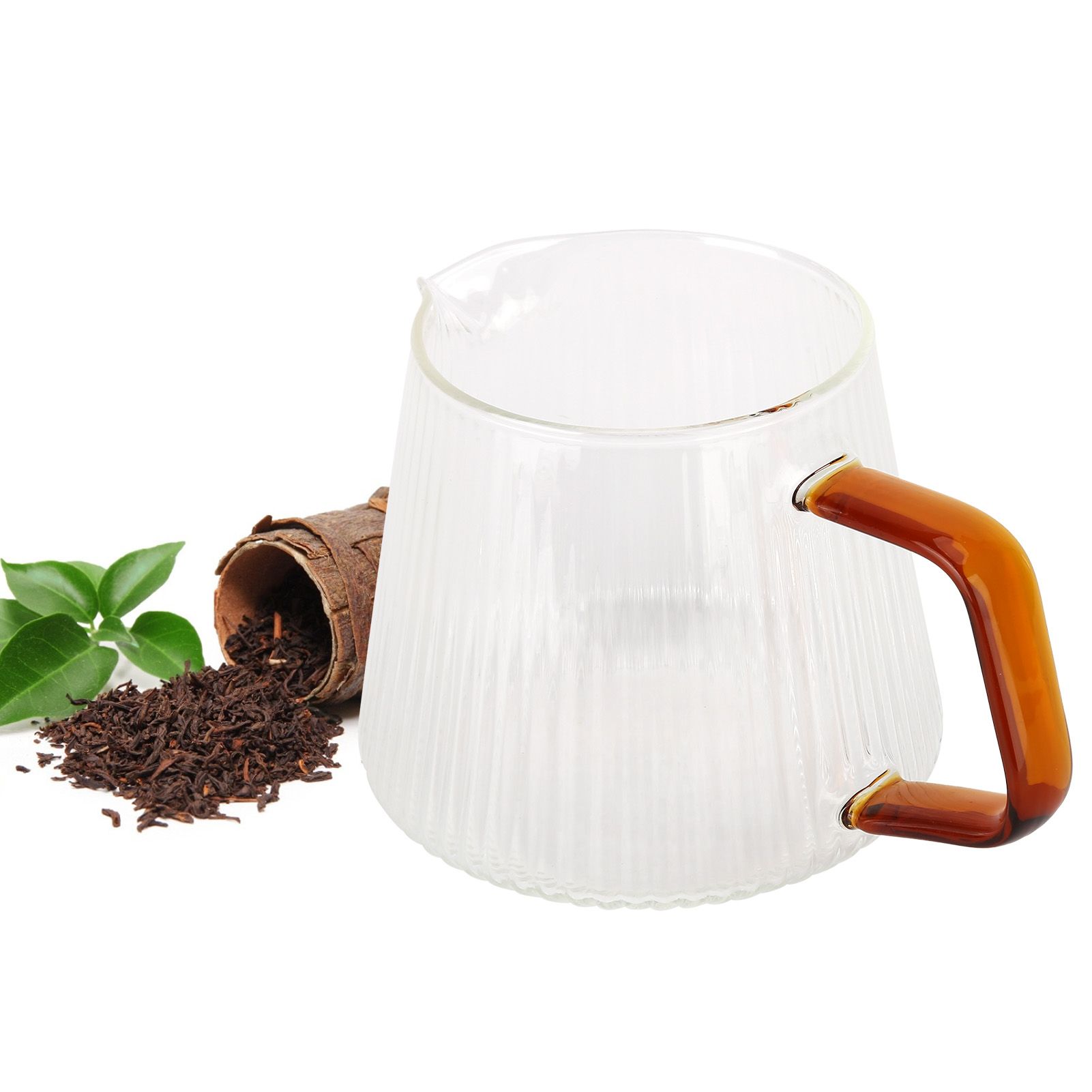 Coffee Cup High Borosilicate Transparent Thickened Tea Cup with Handle for view 12