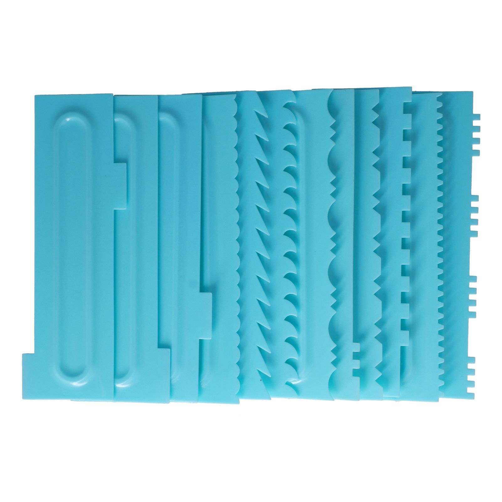 DIY Cream Scraper Combs Fondant Cake Pattern Modeling Tool for Home Kitchen view 2