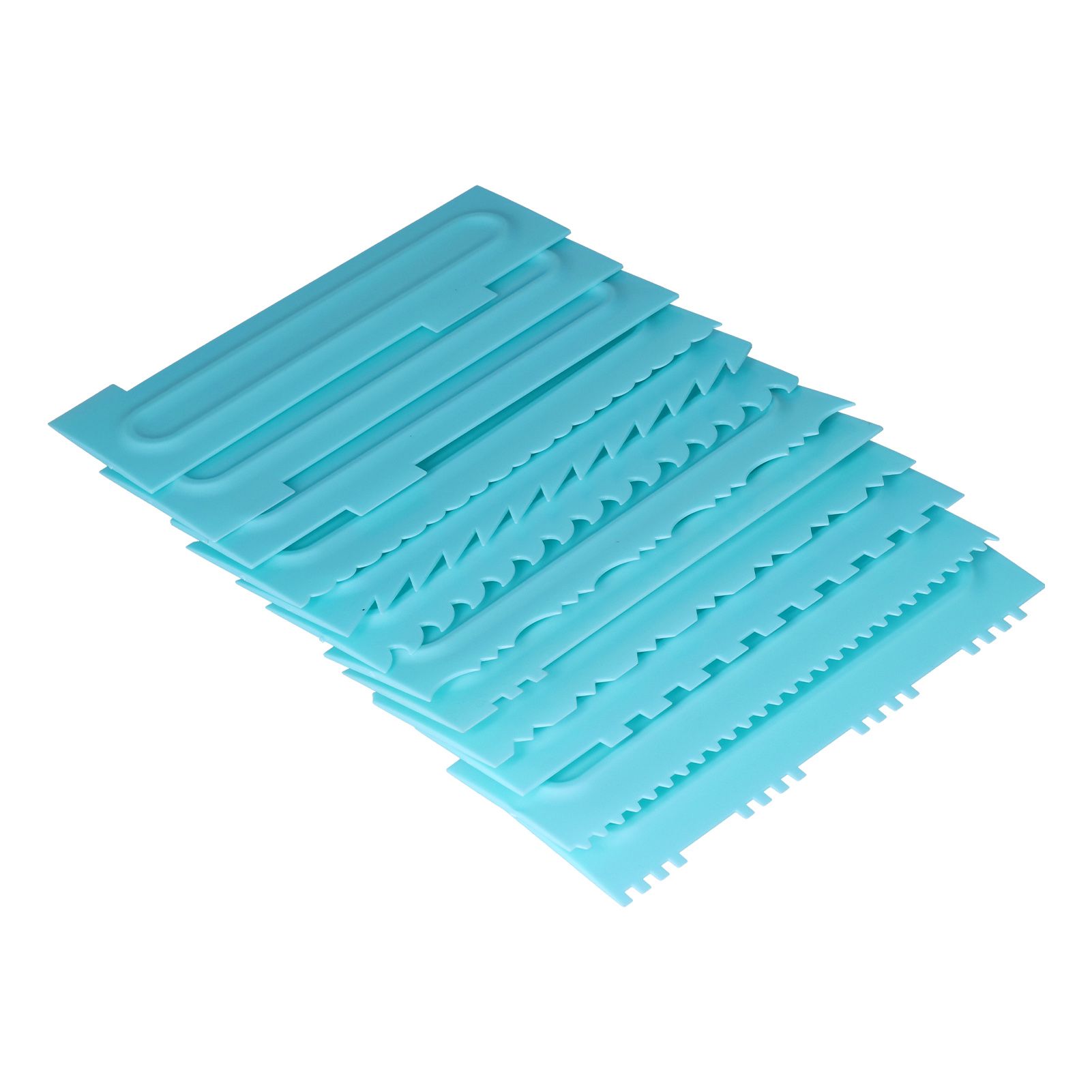 DIY Cream Scraper Combs Fondant Cake Pattern Modeling Tool for Home Kitchen view 4