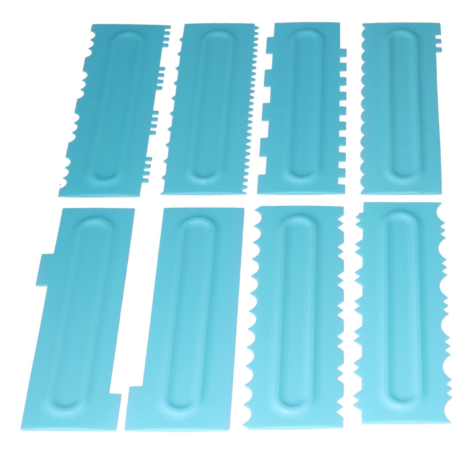 DIY Cream Scraper Combs Fondant Cake Pattern Modeling Tool for Home Kitchen view 6