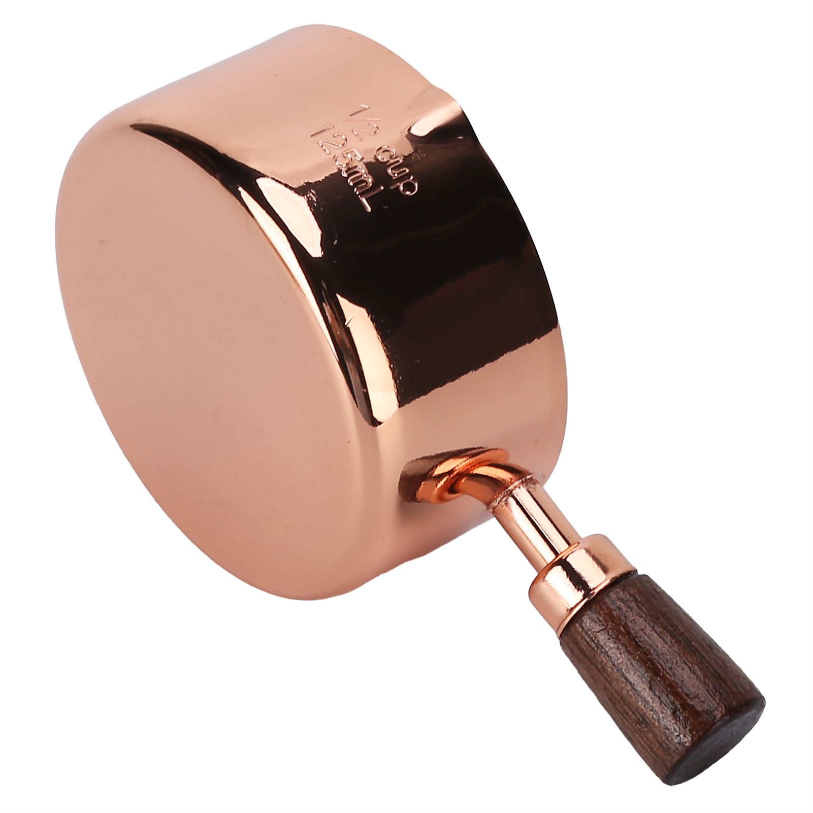 Sauce Pan Wooden Handle Rose Gold Stainless Steel Sauce Pot for Cooking view 8