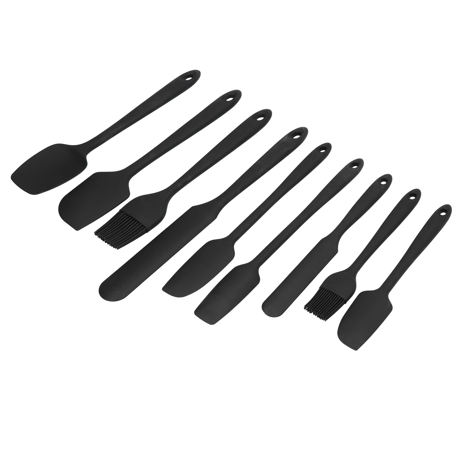 9Pcs Mini Spatula Set Flexible Hand Held Jam Cake Cream Cooking Brush for view 7