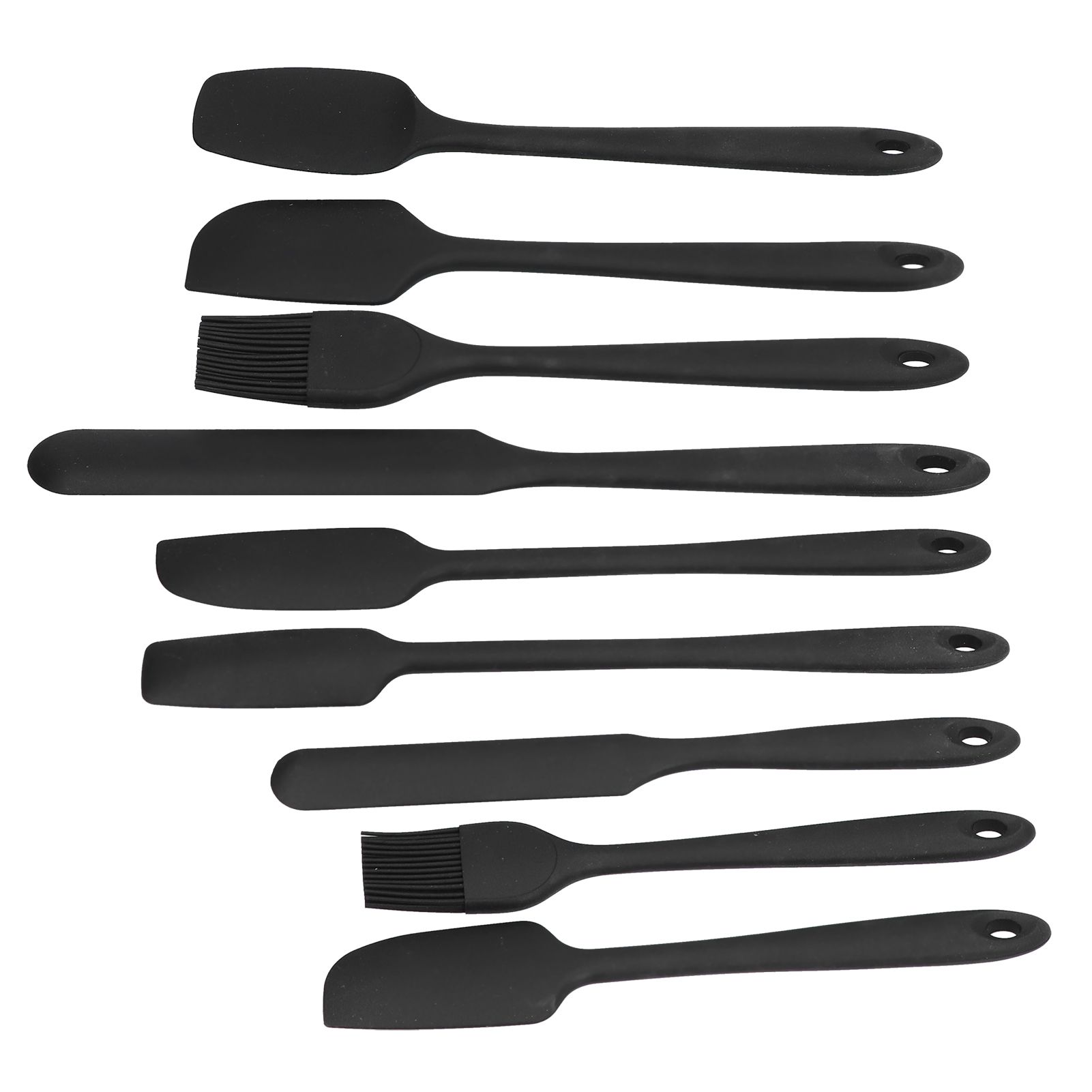 9Pcs Mini Spatula Set Flexible Hand Held Jam Cake Cream Cooking Brush for view 8
