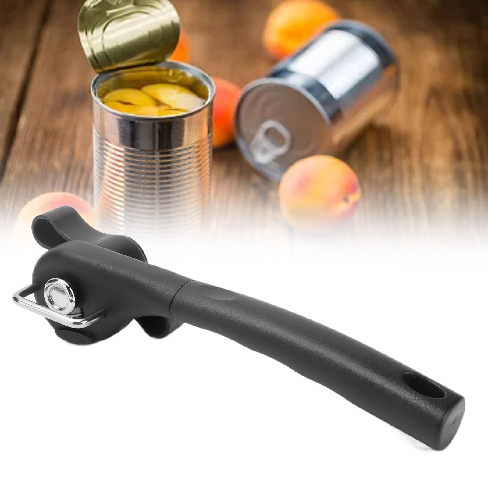 Manual Can Opener Stainless Steel Single Handle Side Open Safety Can Opener view 12