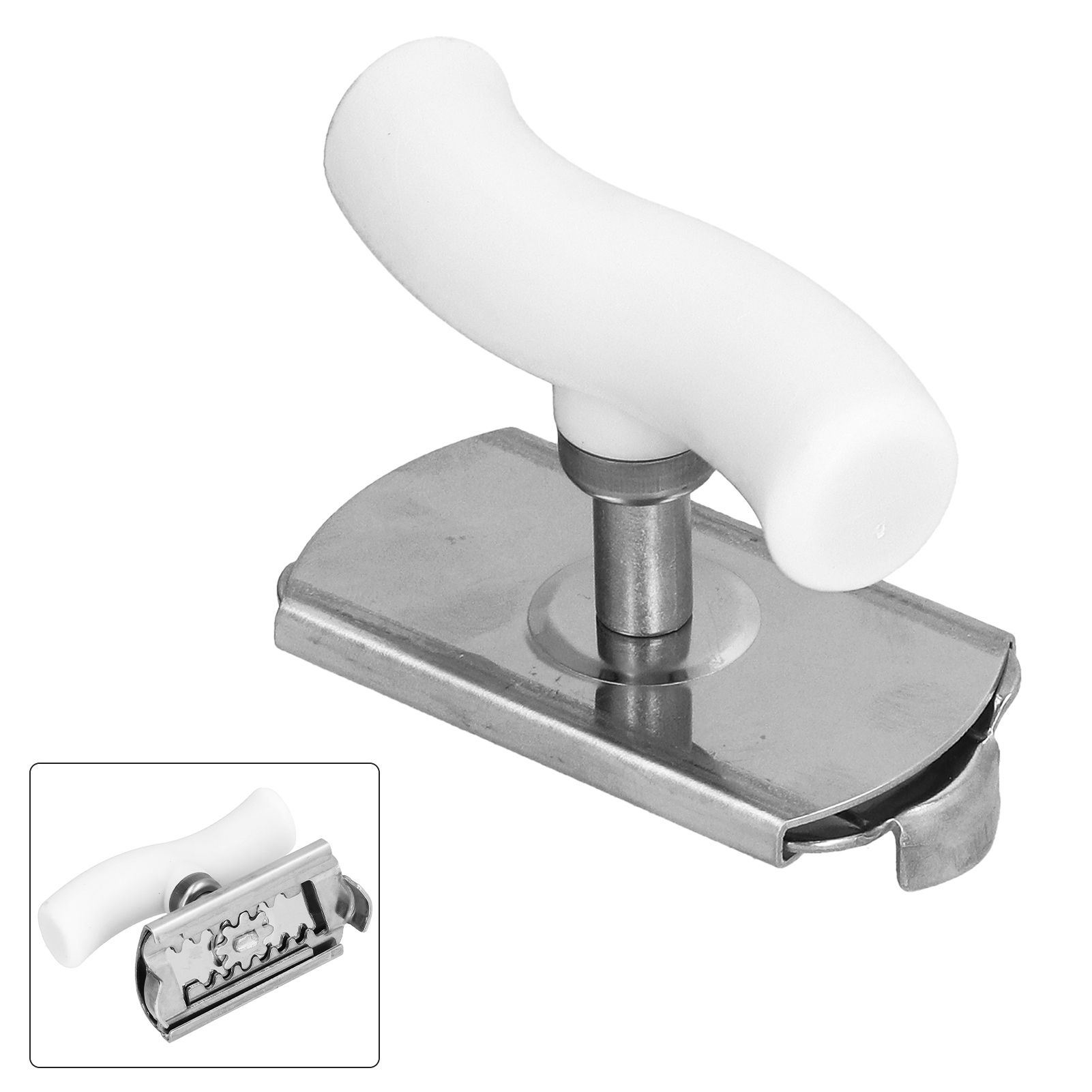 Stainless Steel Can Opener Portable Manual Bottle Opener with Ergonomic Handle view 7