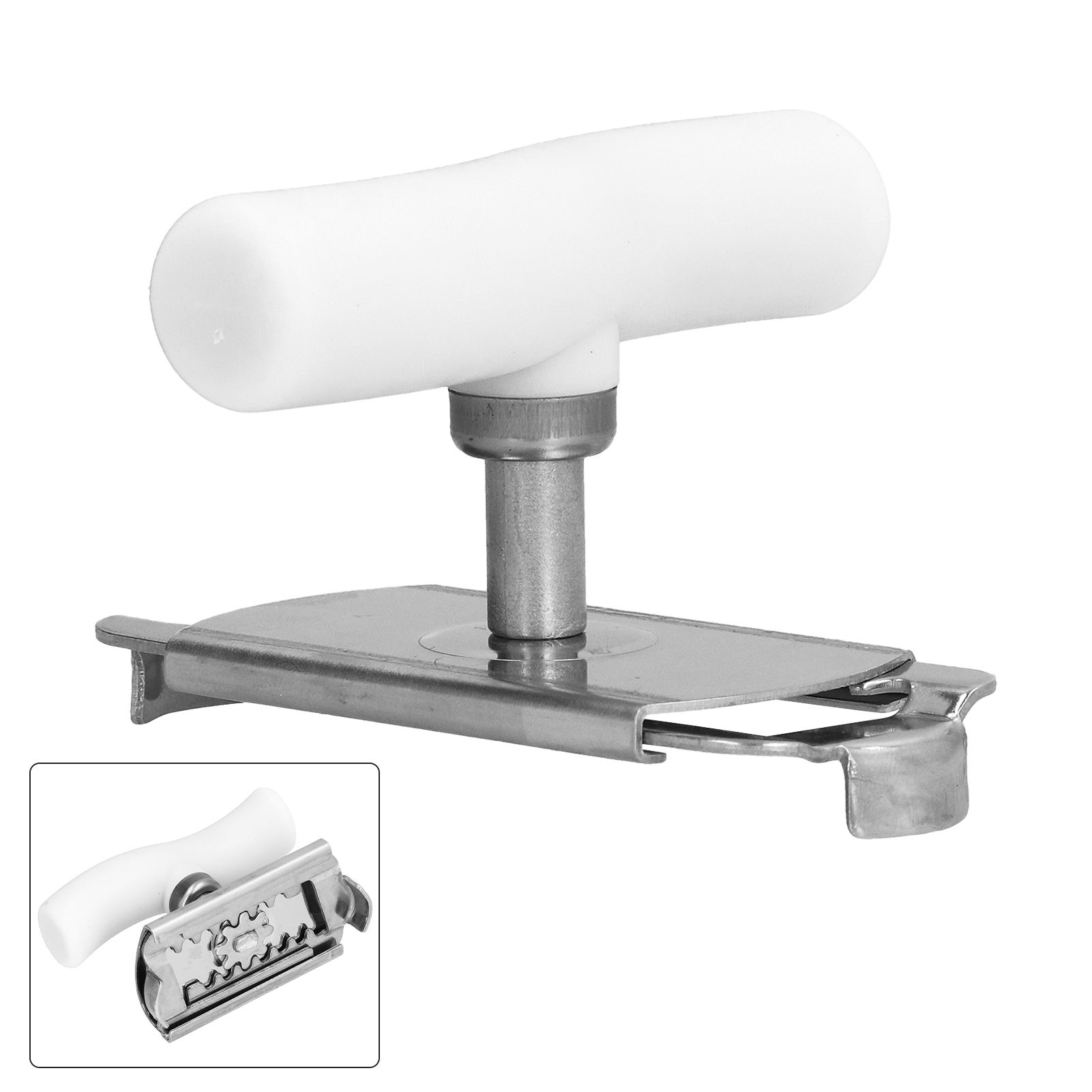 Stainless Steel Can Opener Portable Manual Bottle Opener with Ergonomic Handle view 8