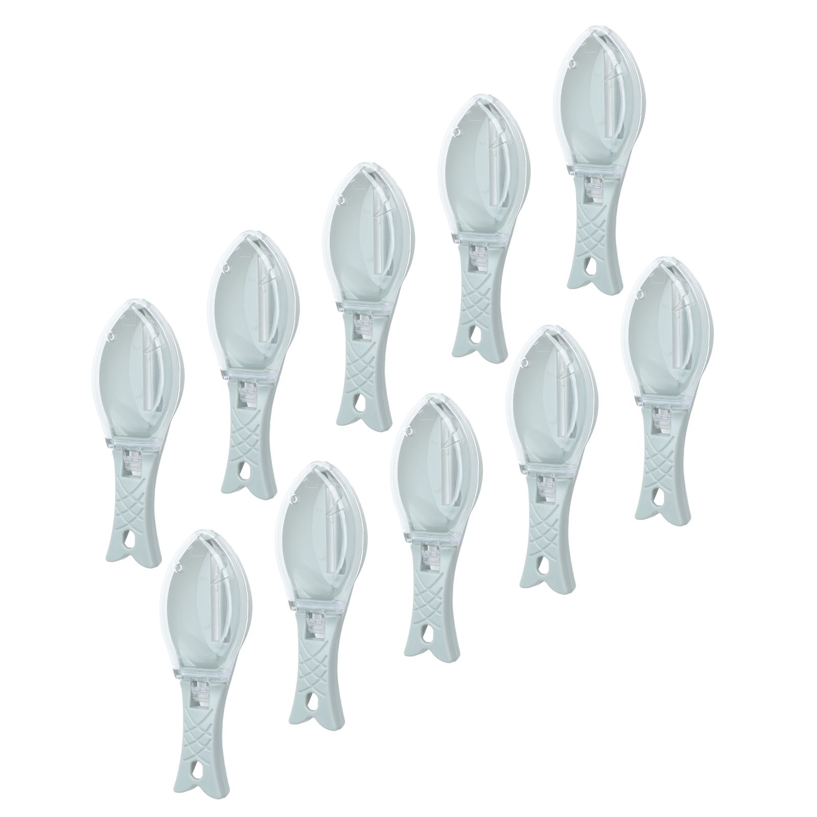 10Pcs Fish Scale Remover Portable Hand Held Hangable Compact Efficient Fish view 2