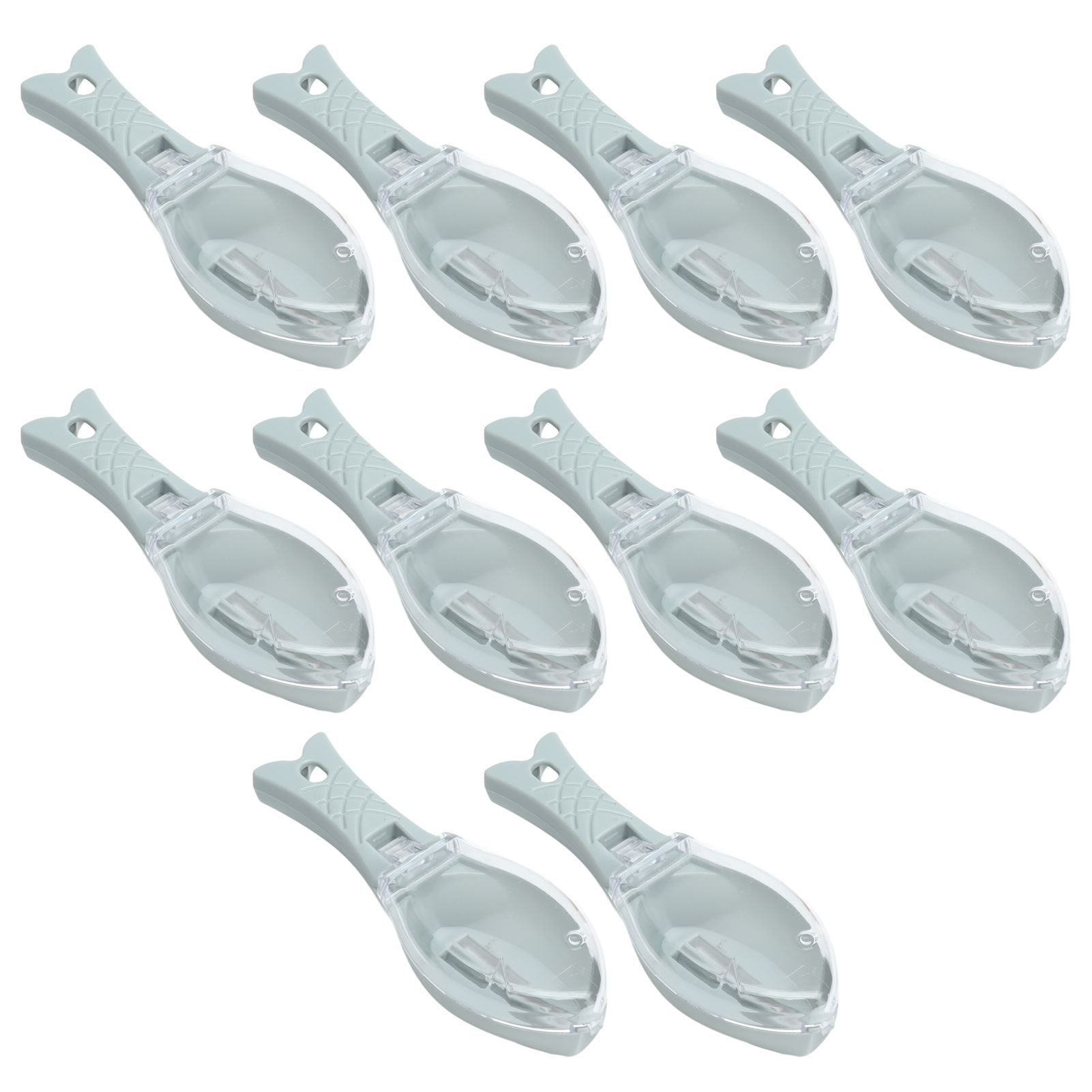 10Pcs Fish Scale Remover Portable Hand Held Hangable Compact Efficient Fish view 4