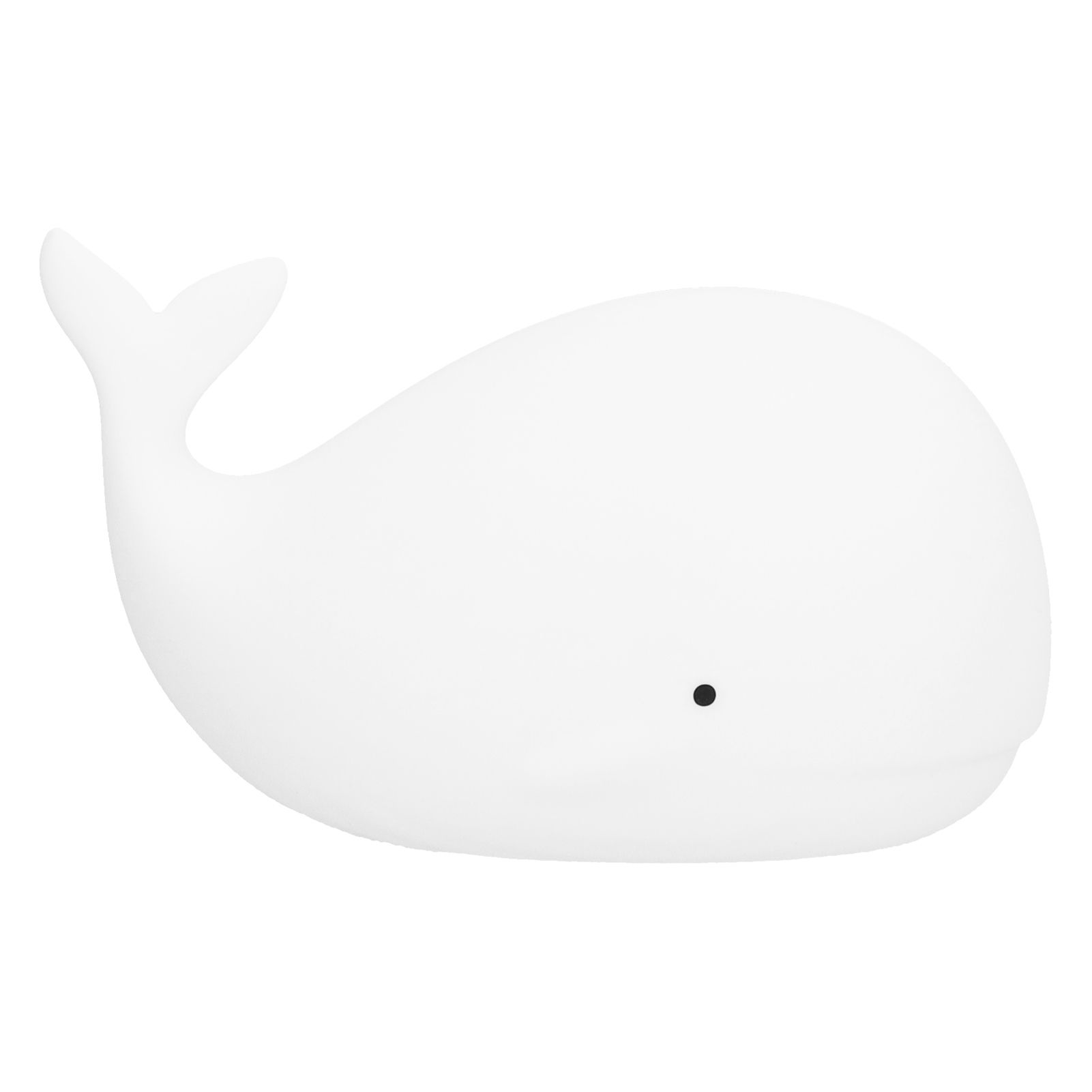 Silicone Night Light USB Charging Cute Whale Shaped Tap Lamp with 3 Lighting view 4
