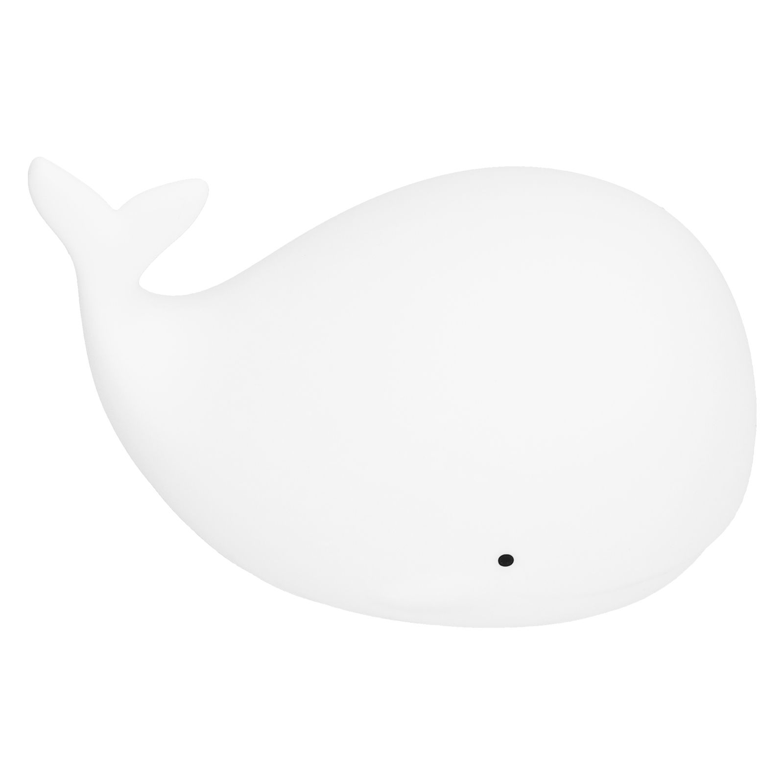 Silicone Night Light USB Charging Cute Whale Shaped Tap Lamp with 3 Lighting view 5