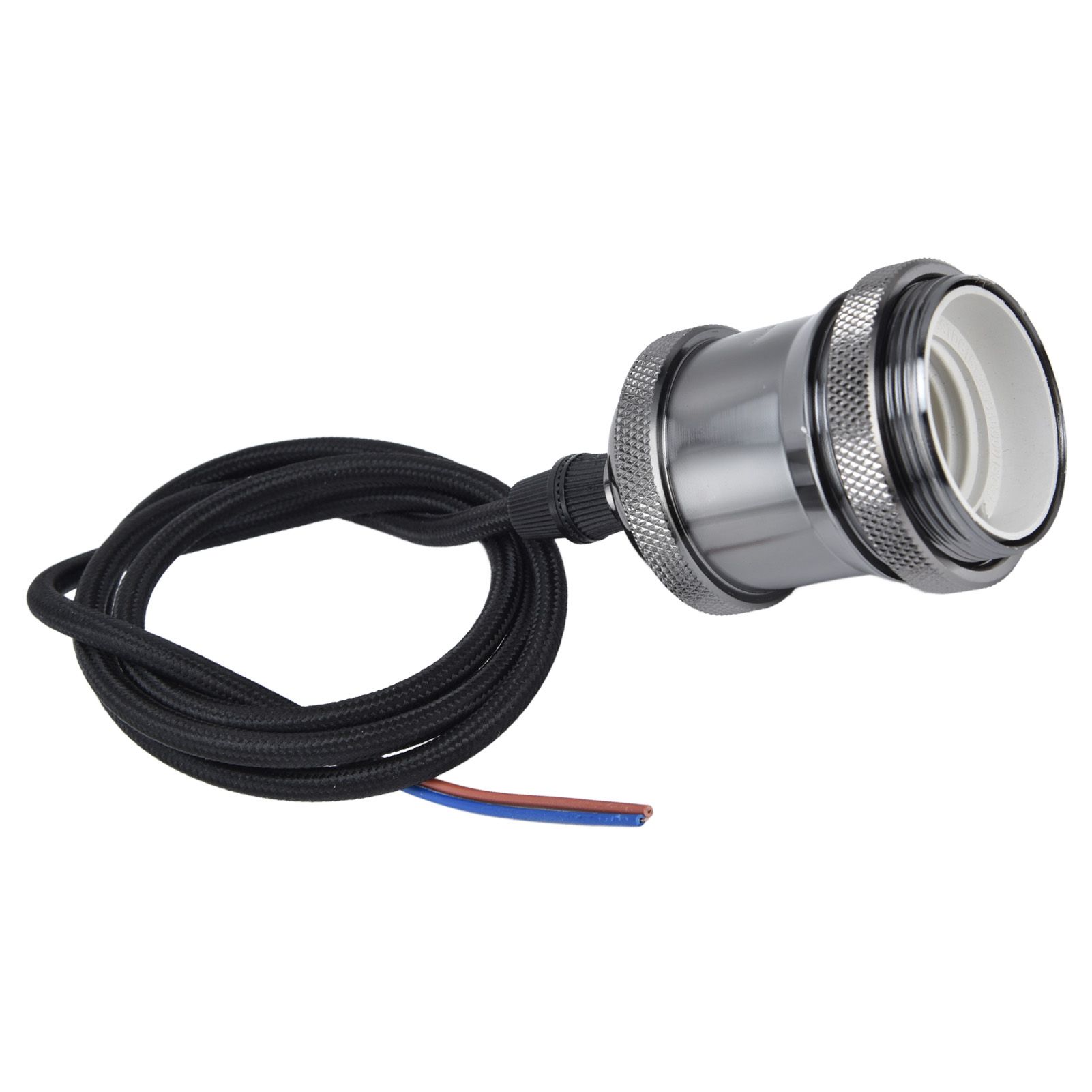 E27 Lamp Holder with Cord Vintage Pendant Light Lampholder for Bedroom 100‑240V view 8