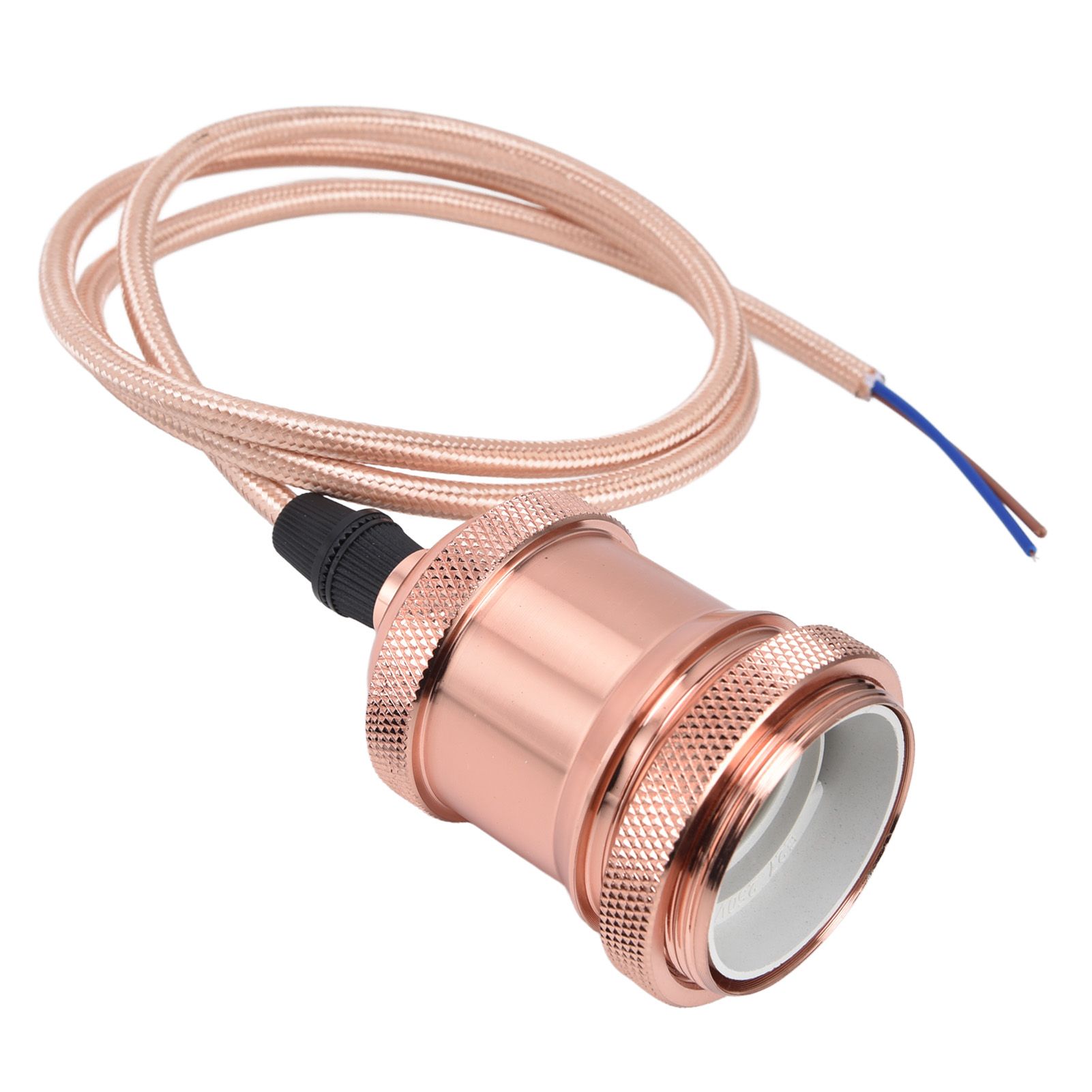 E27 Lamp Holder with Cord Vintage Pendant Light Lampholder for Bedroom 100‑240V view 3