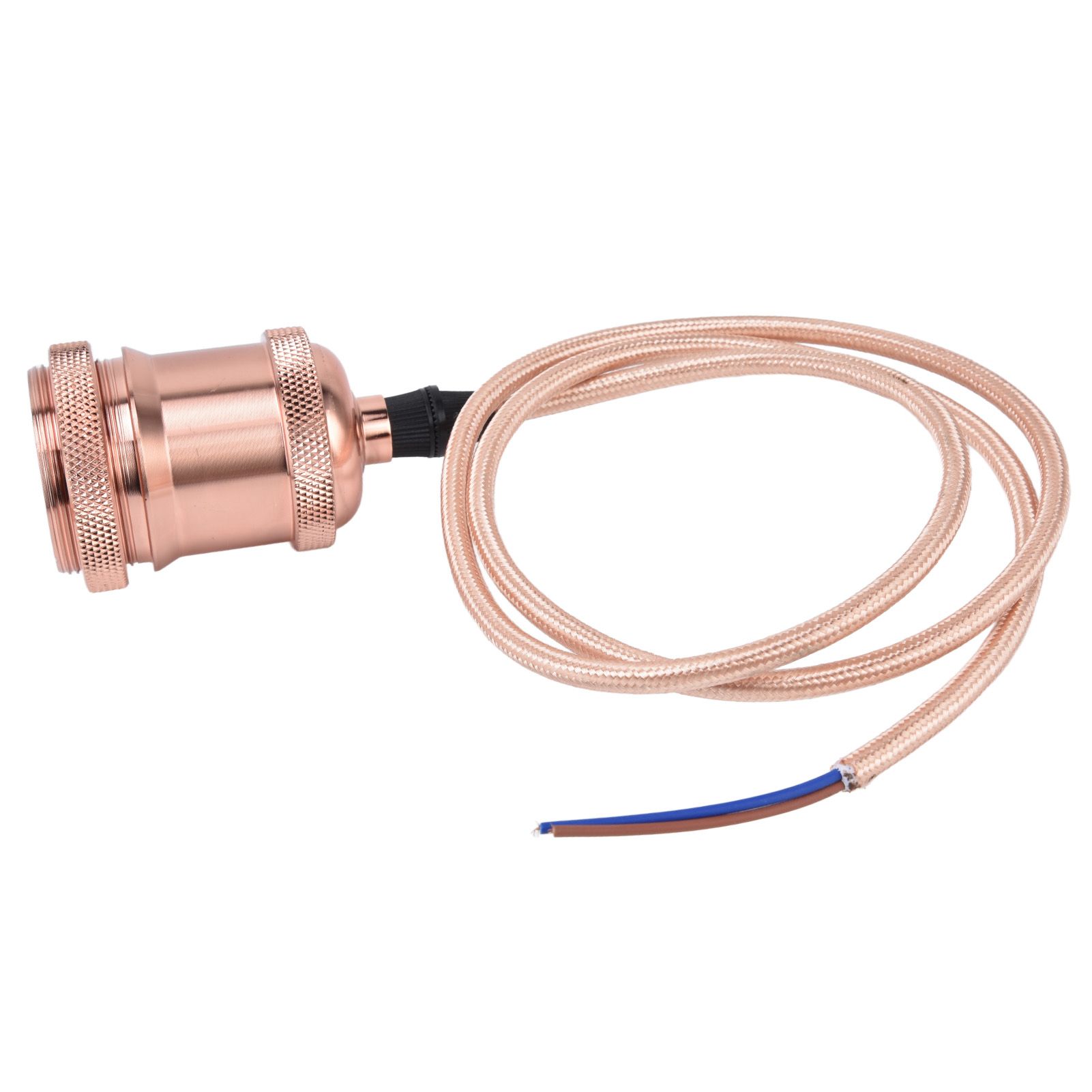 E27 Lamp Holder with Cord Vintage Pendant Light Lampholder for Bedroom 100‑240V view 7