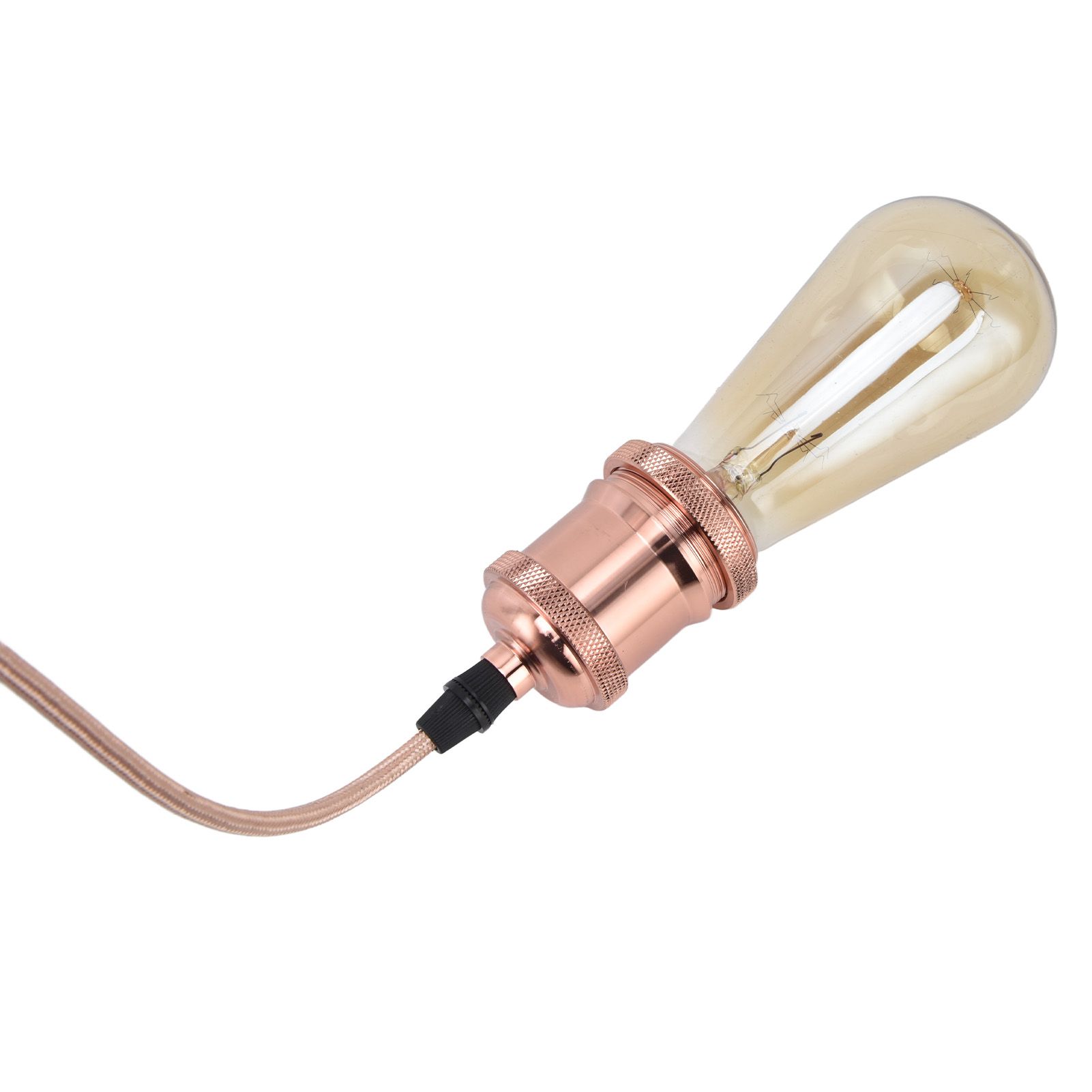 E27 Lamp Holder with Cord Vintage Pendant Light Lampholder for Bedroom 100‑240V view 15