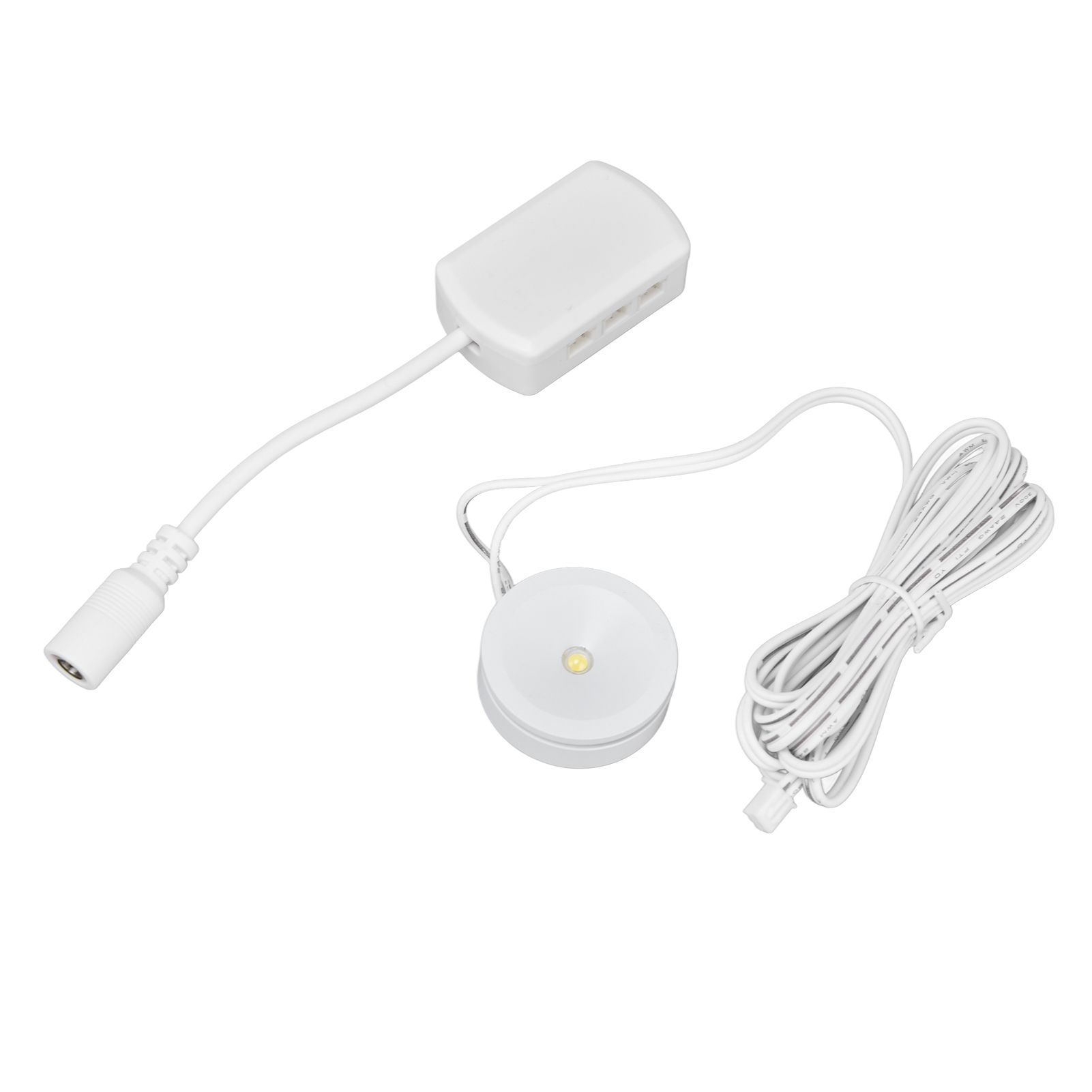 LED Under Cabinet Puck Lights Dimmable Ultra Thin Round Cabinet Light for view 5