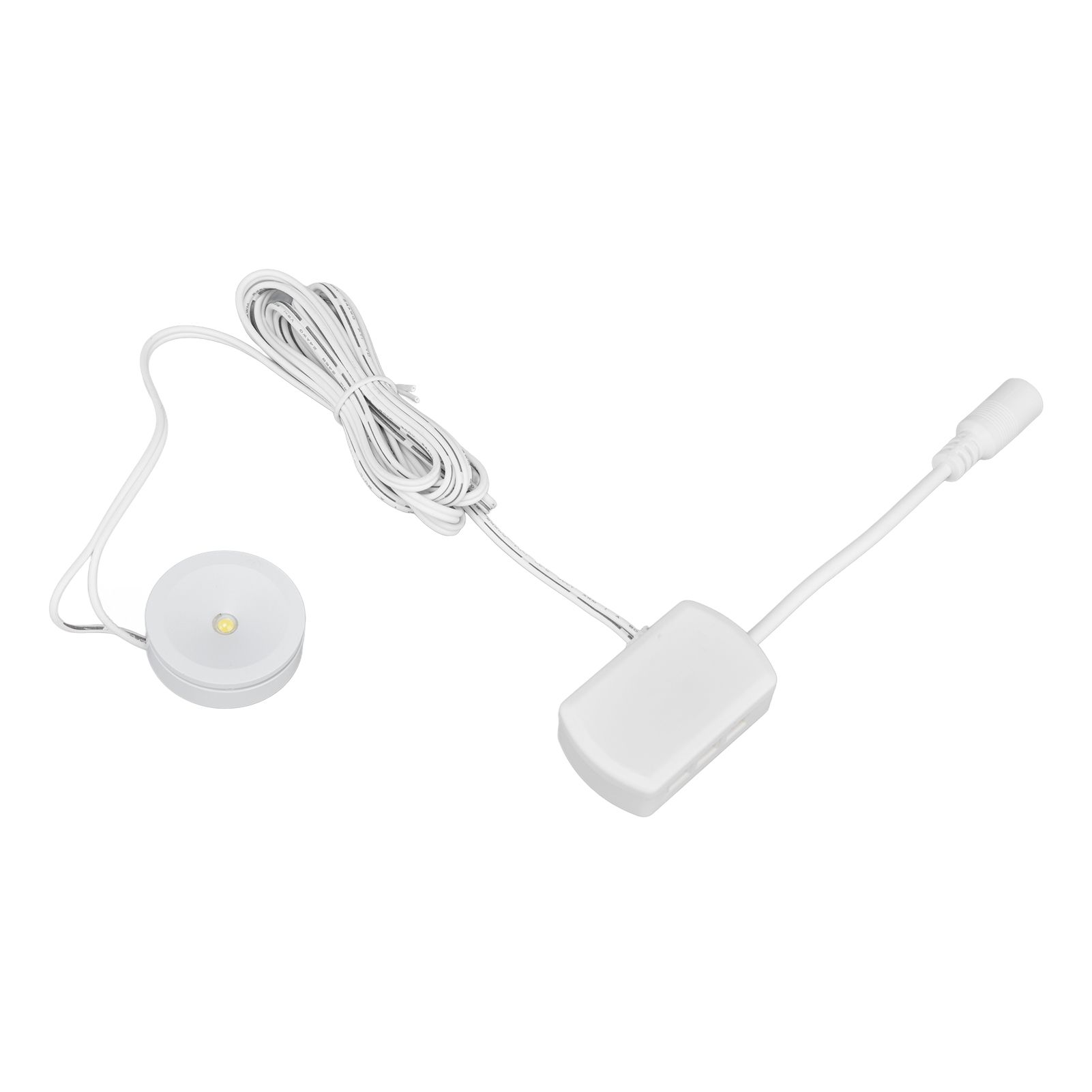 LED Under Cabinet Puck Lights Dimmable Ultra Thin Round Cabinet Light for view 6