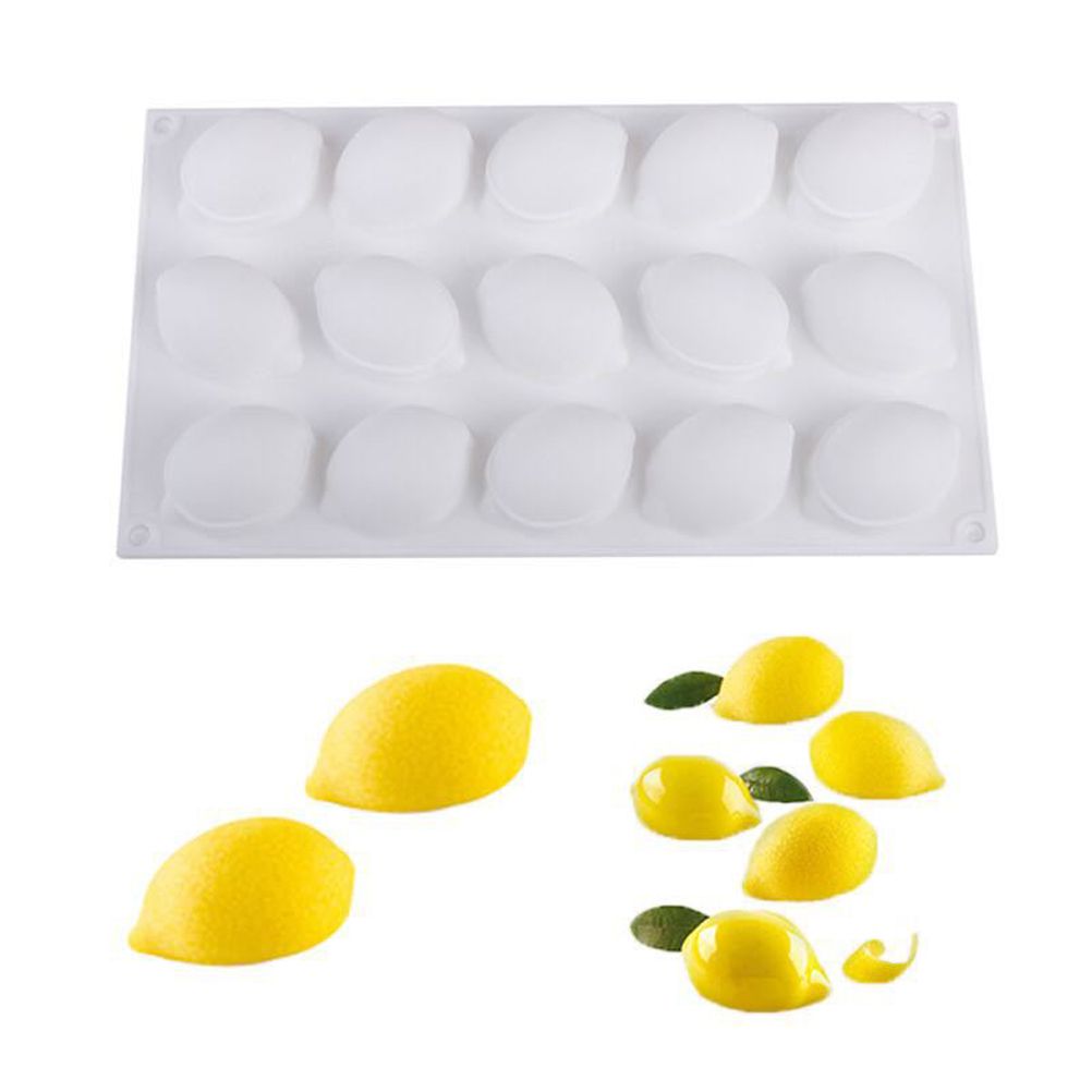 Lemon Silicone Mold Mousse Chocolate Molds for Homemade Soap Cake Pastry view 7