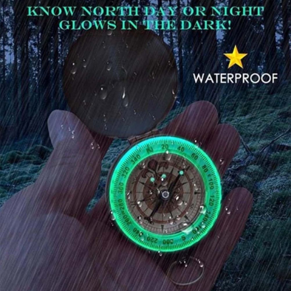 Luminous Compass Dad To Son Enjoy The Ride Gift for Camping Outdoor Activities view 7