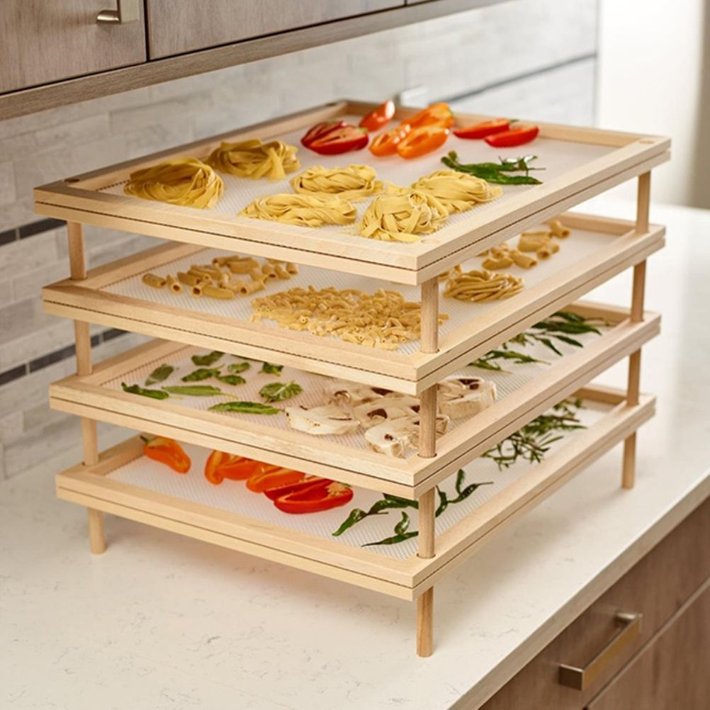 Pasta Drying Rack Herb Drying Rack Stackable Food Dryer for Household Kitchen view 4