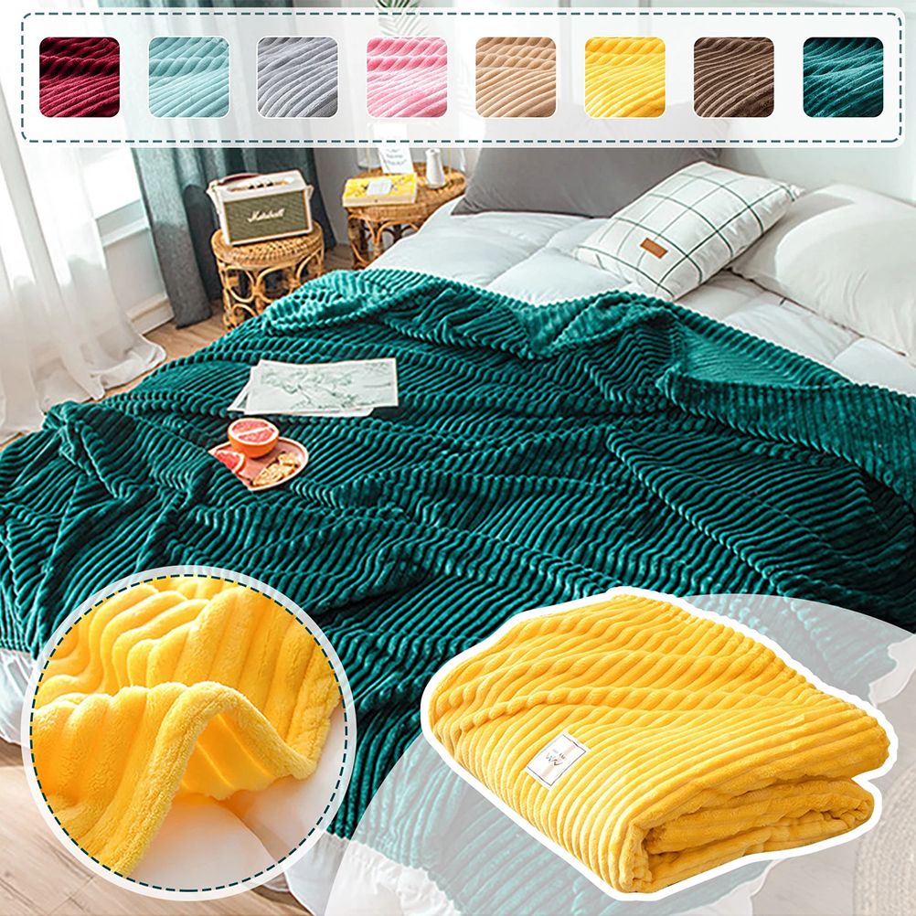 Super Soft Flannel Blankets for Beds 70*78.7inch Warm Throw Blanket for Home view 6