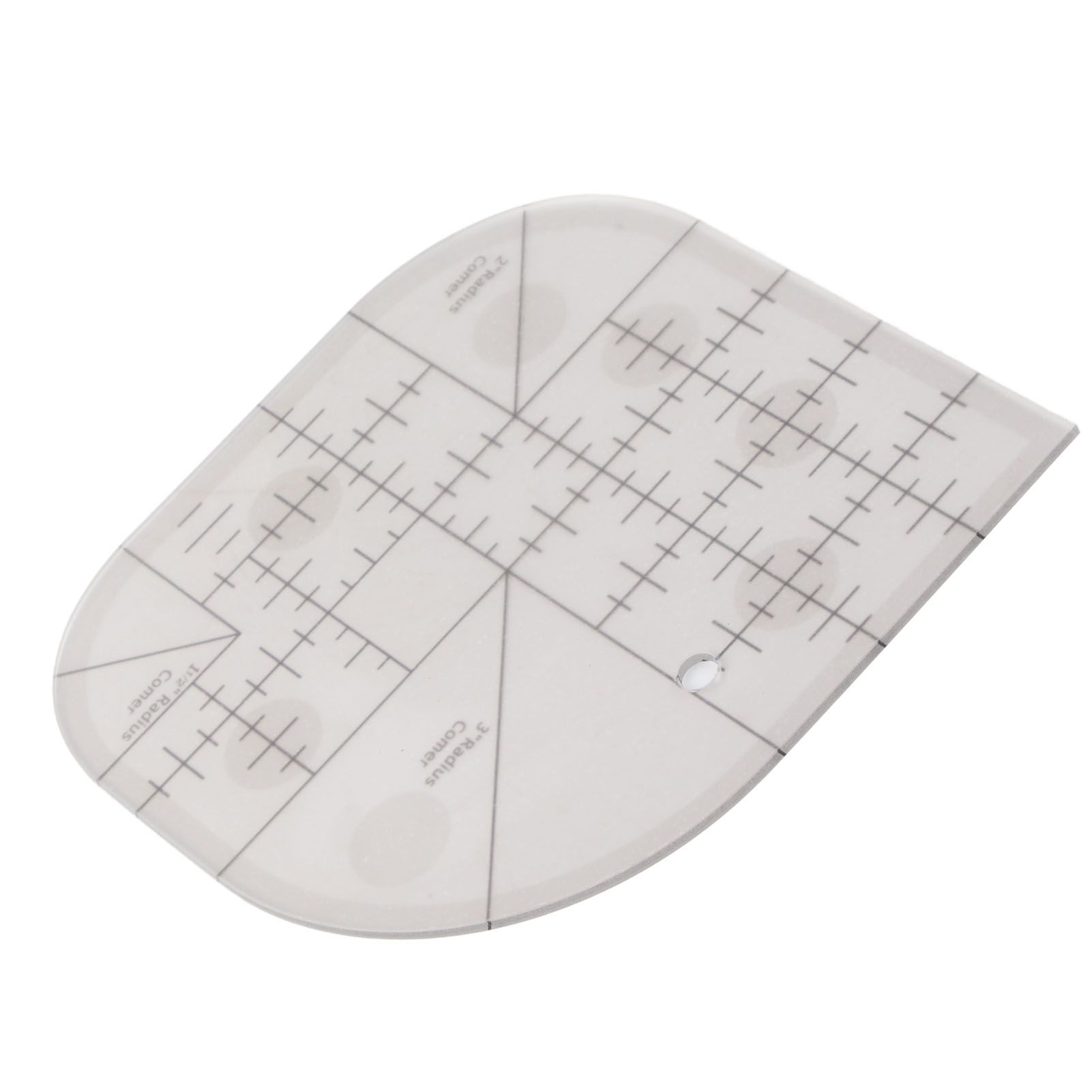 Acrylic Sewing Curved Corner Cutter Ruler Sewing Patchwork Ruler Sewing view 4