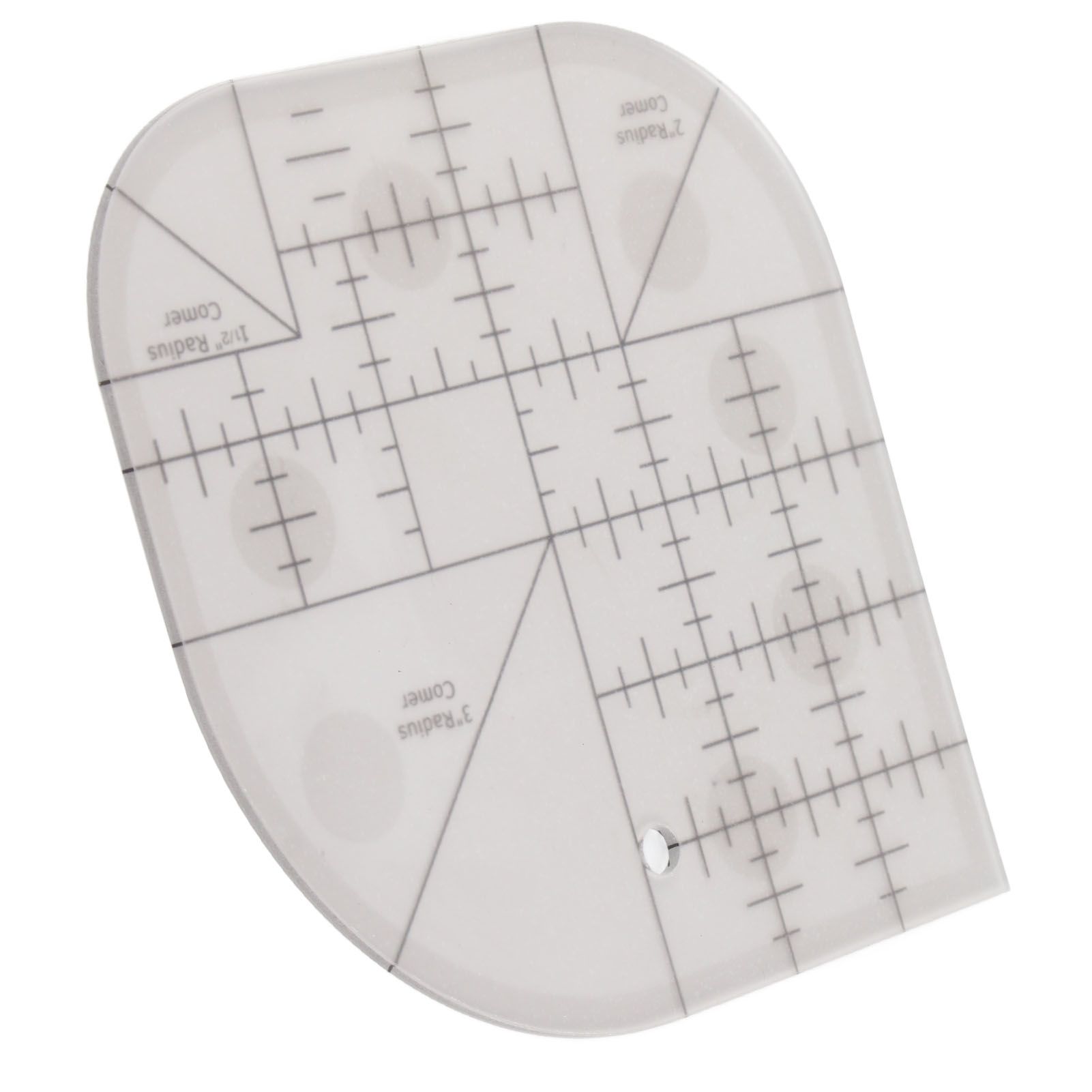 Acrylic Sewing Curved Corner Cutter Ruler Sewing Patchwork Ruler Sewing view 6