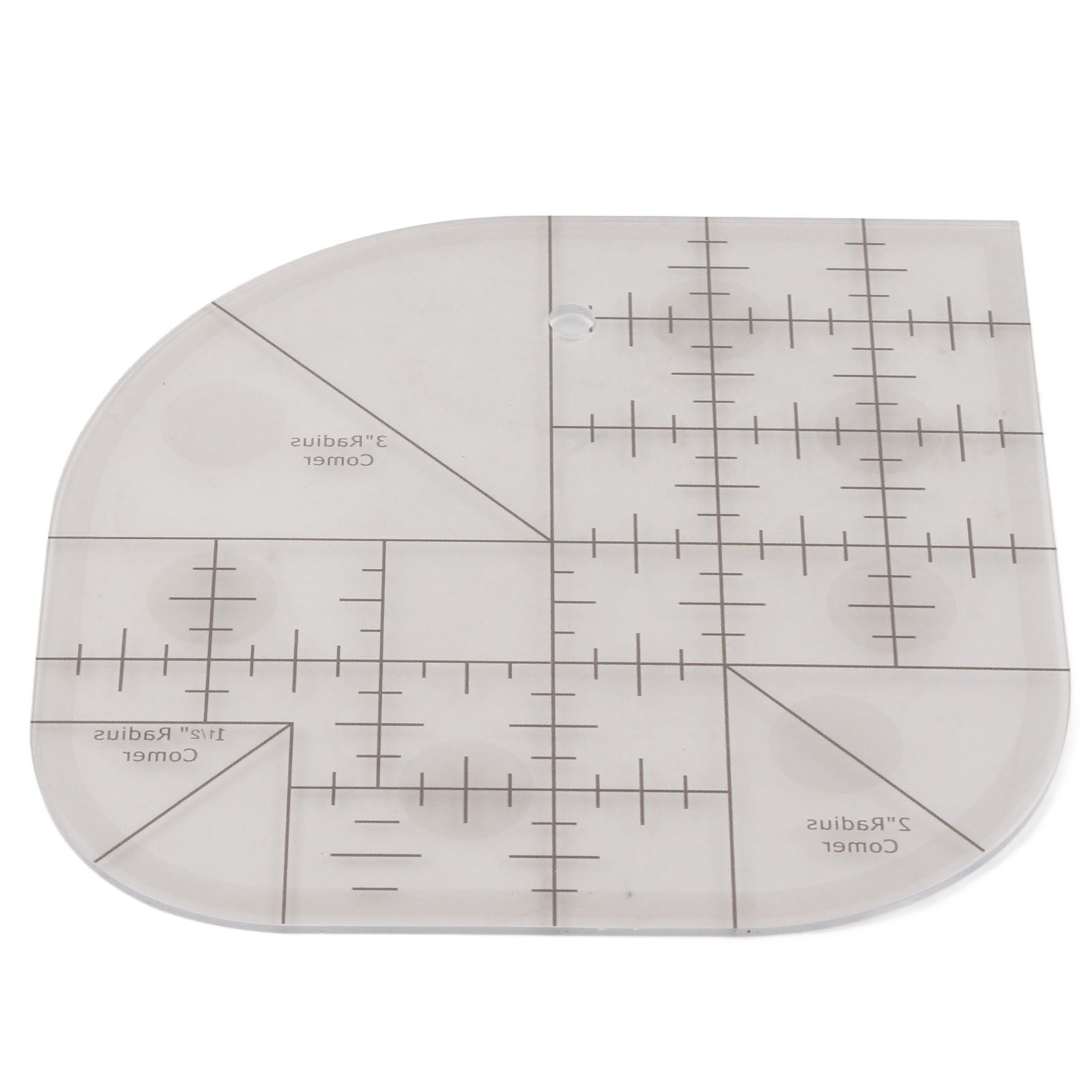 Acrylic Sewing Curved Corner Cutter Ruler Sewing Patchwork Ruler Sewing view 7