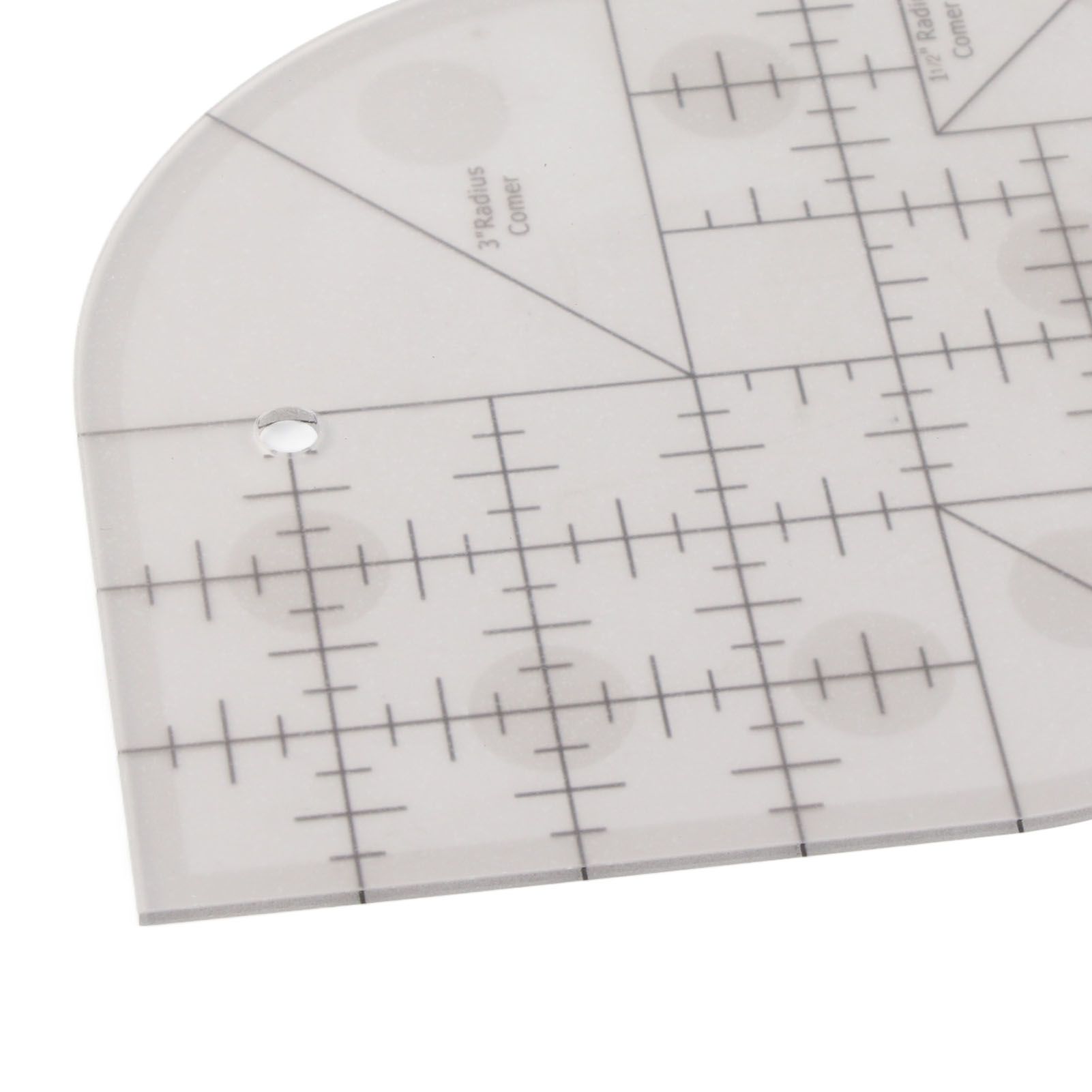 Acrylic Sewing Curved Corner Cutter Ruler Sewing Patchwork Ruler Sewing view 13