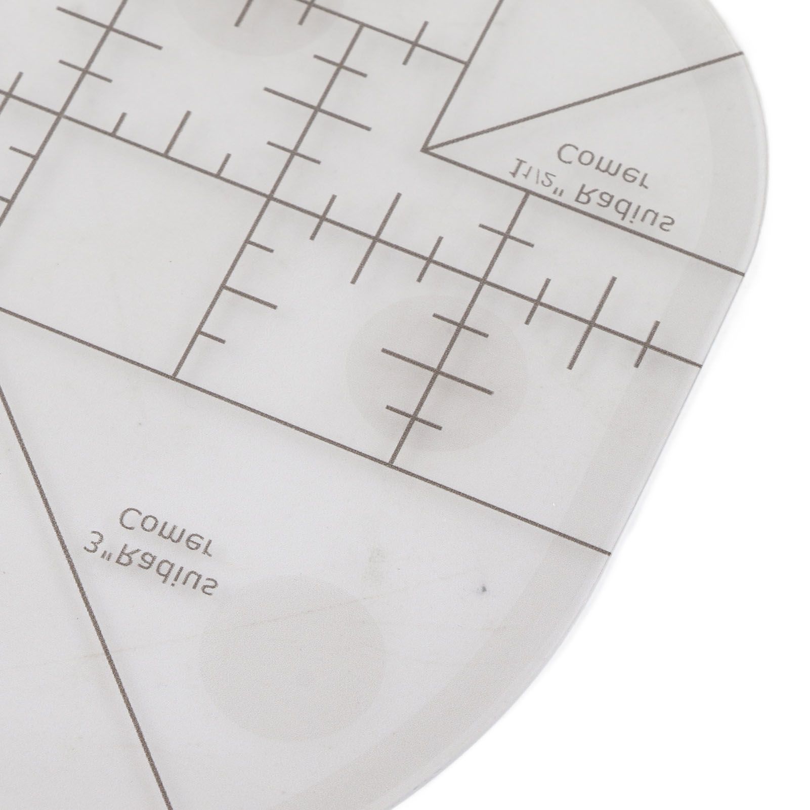 Acrylic Sewing Curved Corner Cutter Ruler Sewing Patchwork Ruler Sewing view 15