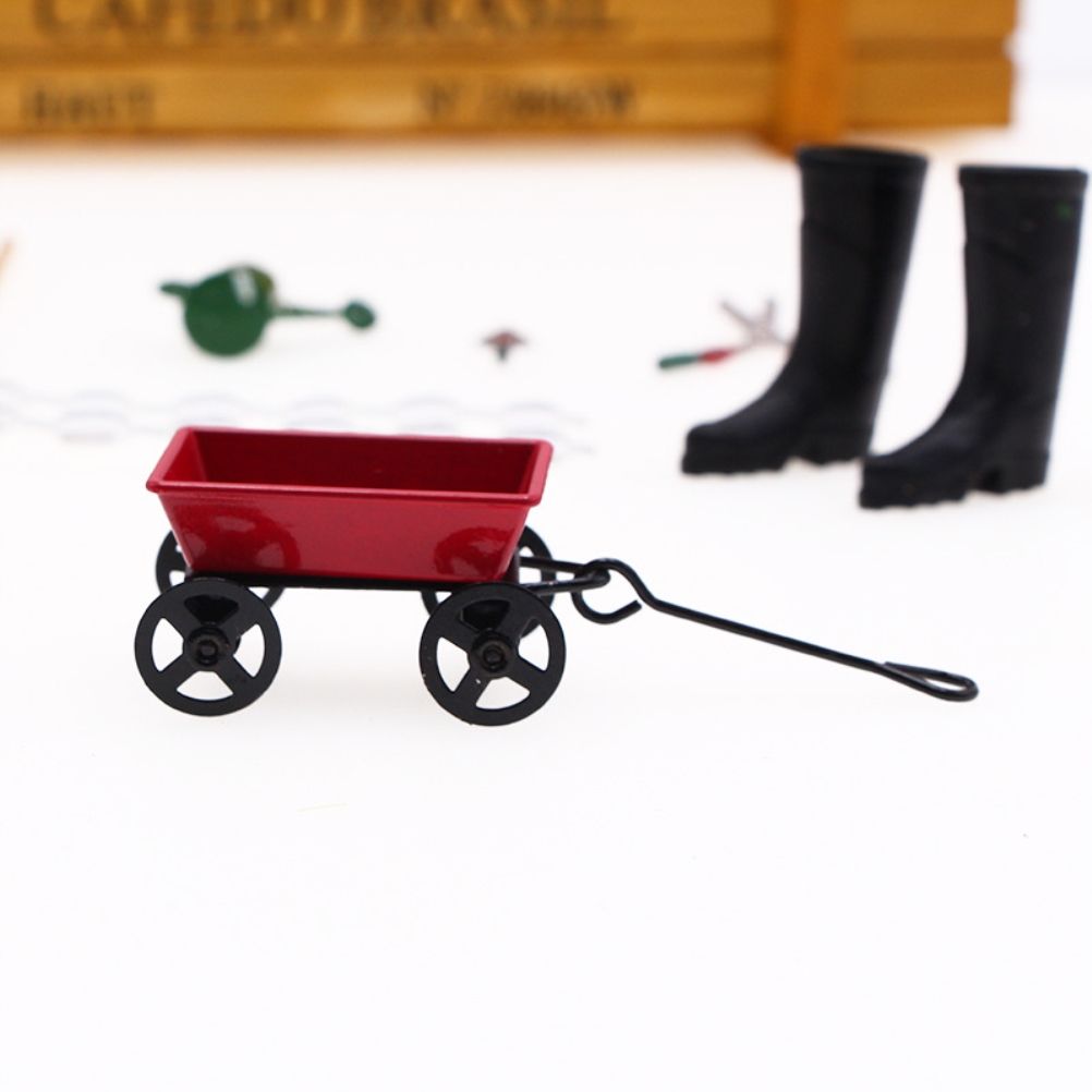 9pcs Miniature Dollhouse Set 1:12 Mini Garden Tools for Dollhouse Garden view 4
