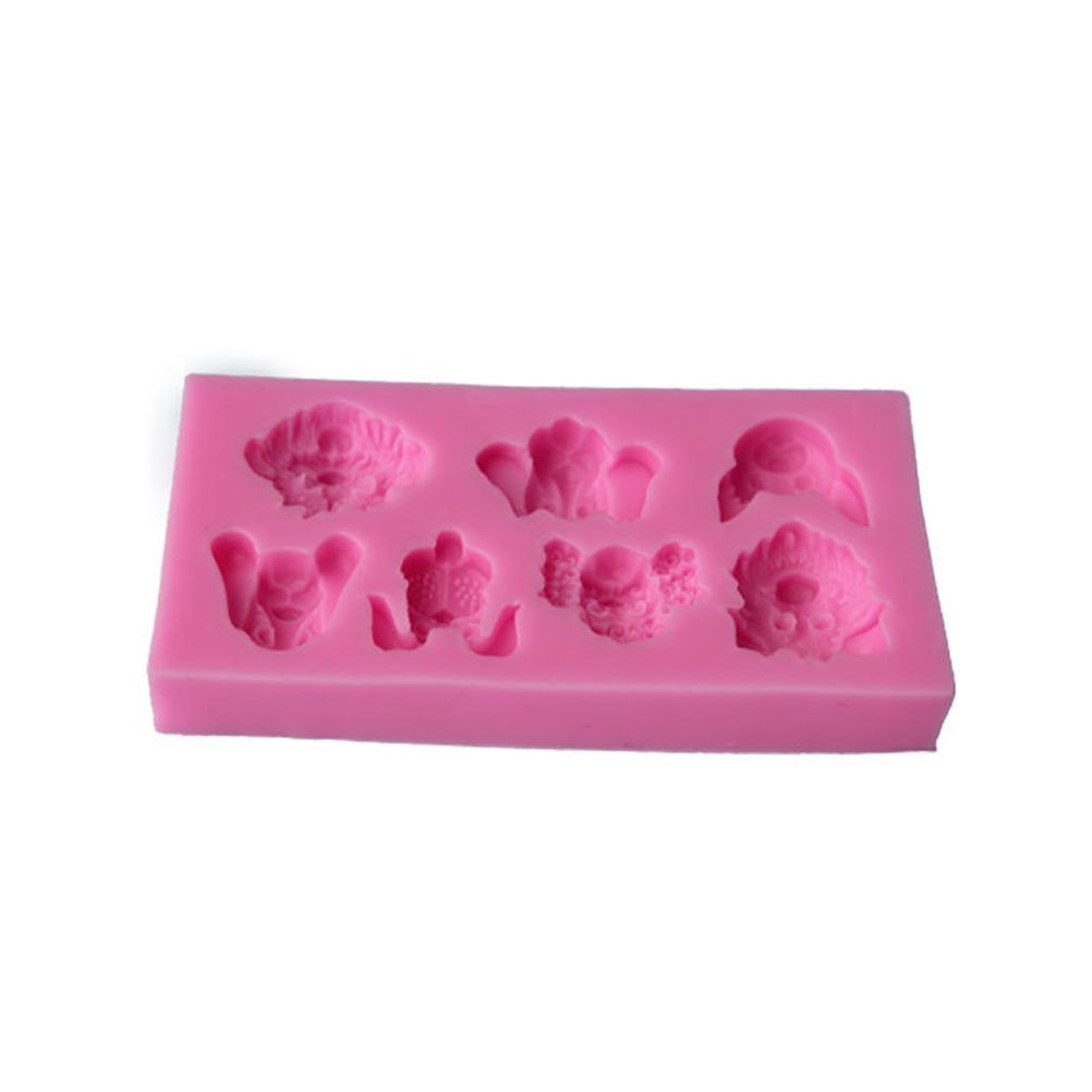 Chocolate Molds Cartoon Dog Candy Molds Cake Mold Silicone Baking Mold Fondant view 4